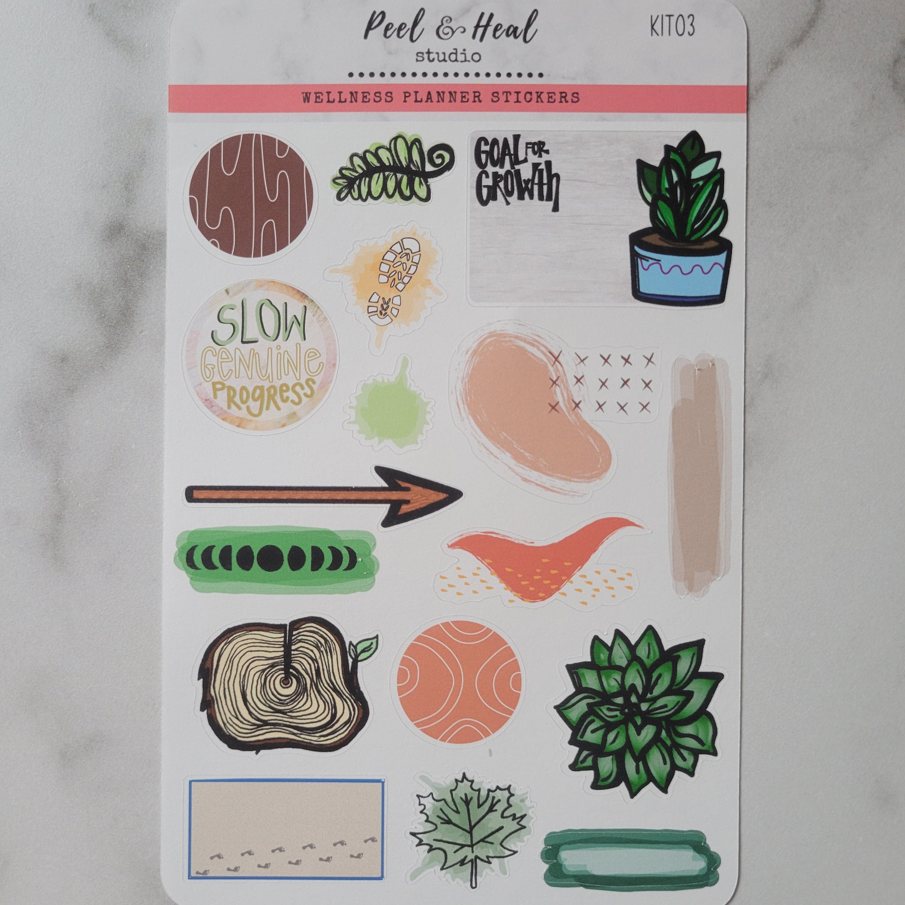 Flex Set - Earth-Stickers-KIT03-Peel & Heal Studio
