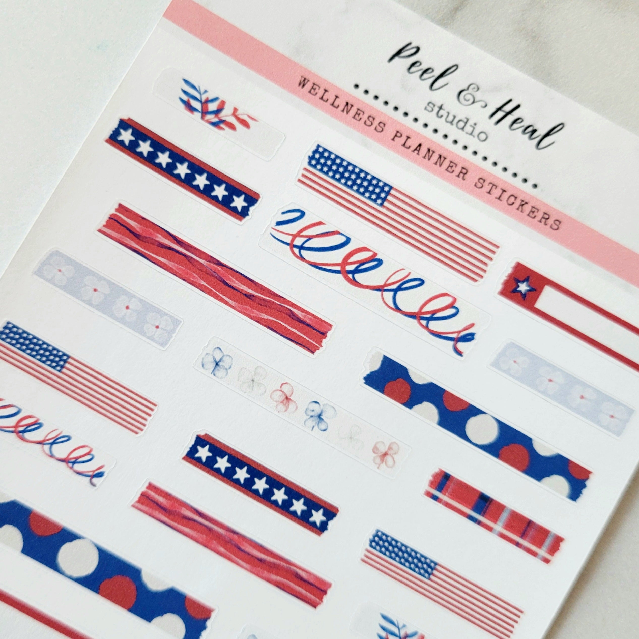 Independence Washi-Stickers-HDH015-Peel & Heal Studio