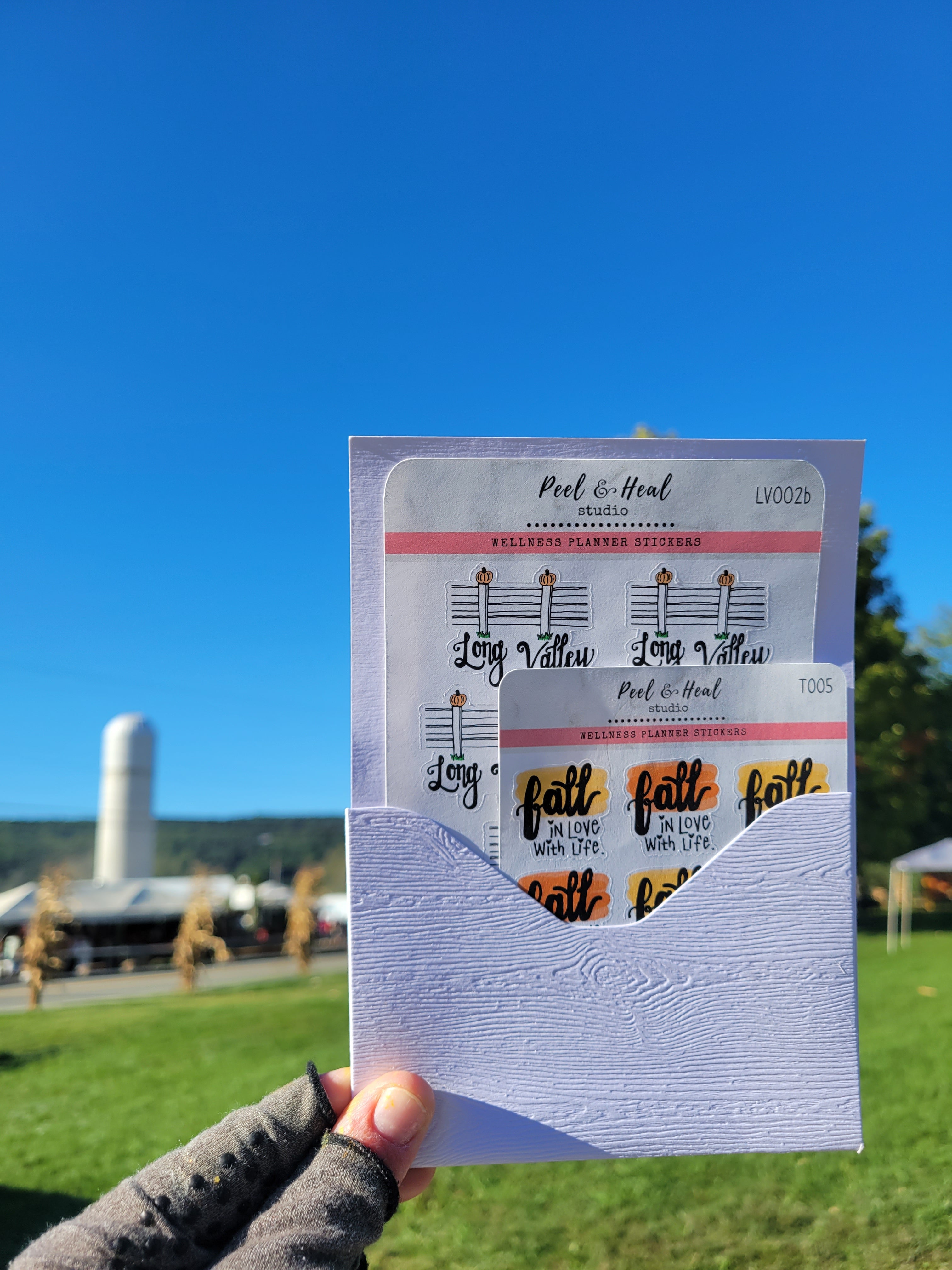 Ort Farms Long Valley NJ - Peel & Heal Studio hand-drawn stickers - 07853