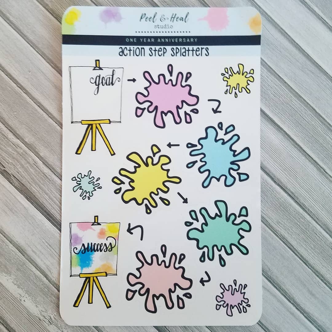 Action Step Splatters