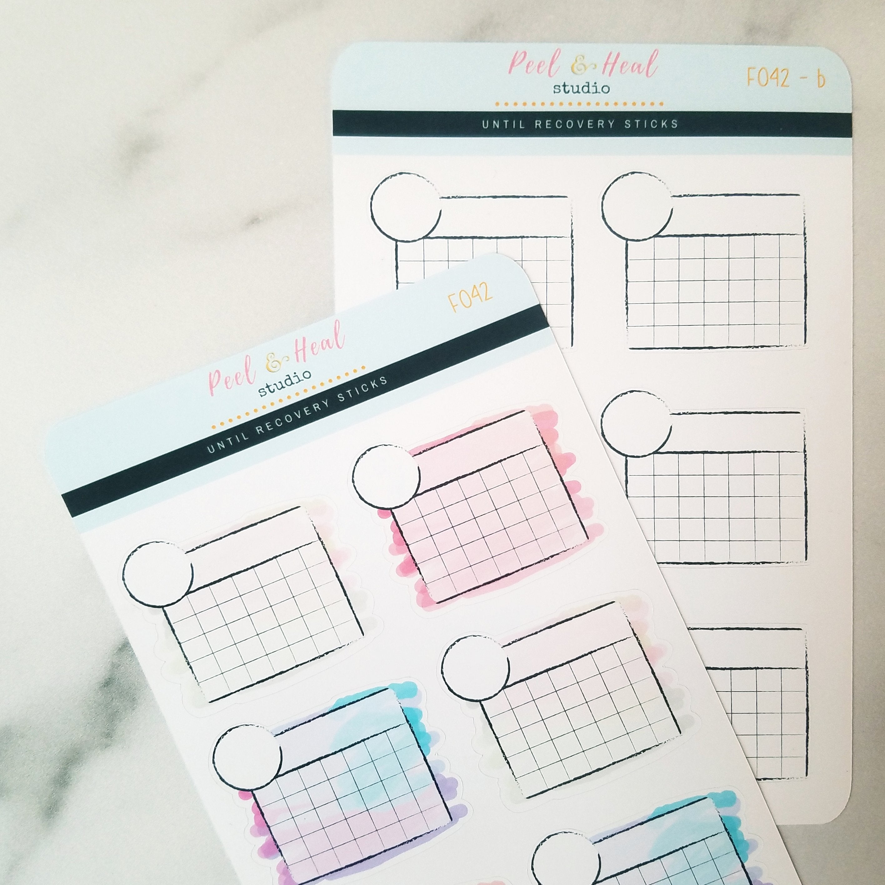 Blank Monthly Calendars - SMALL