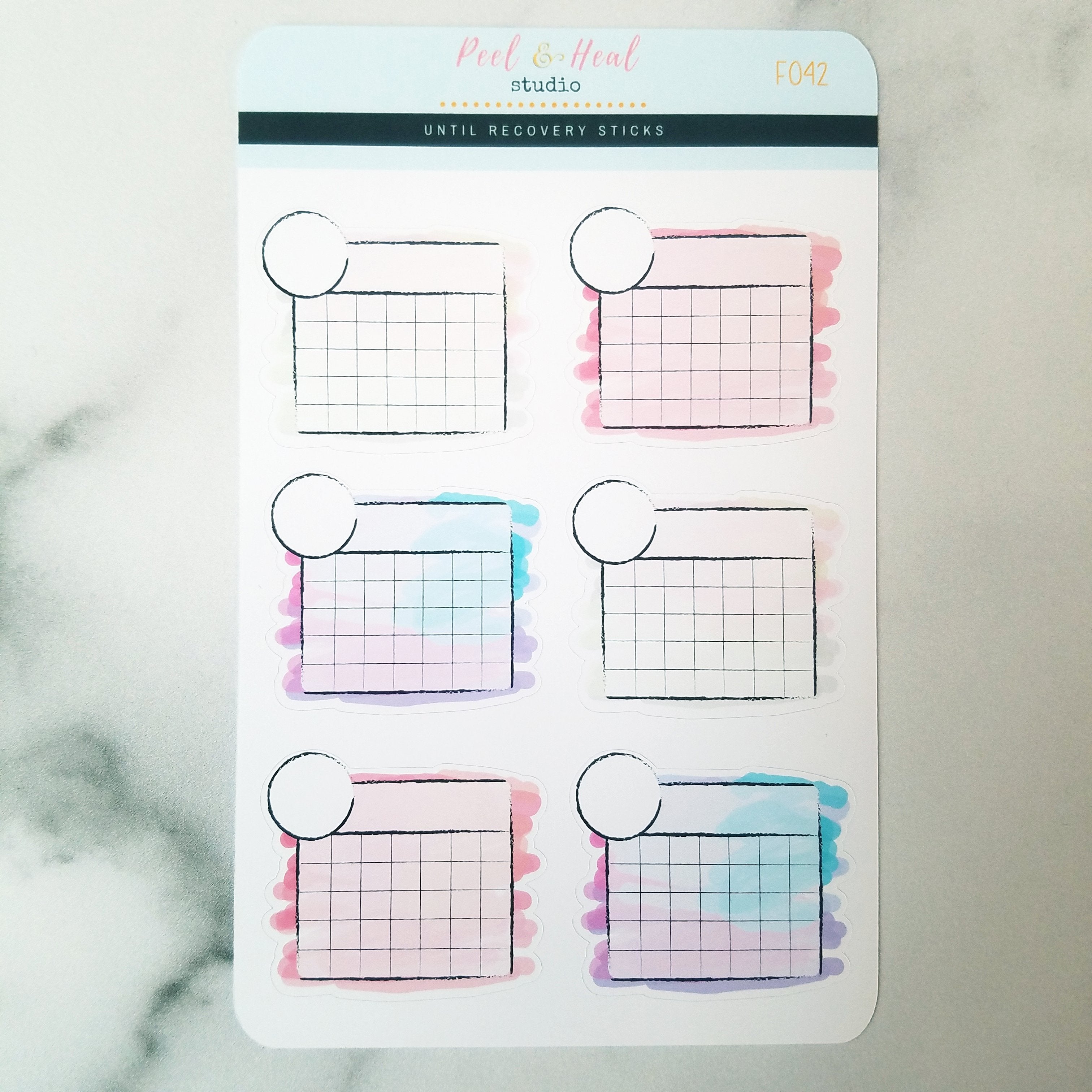 Blank Monthly Calendars - SMALL