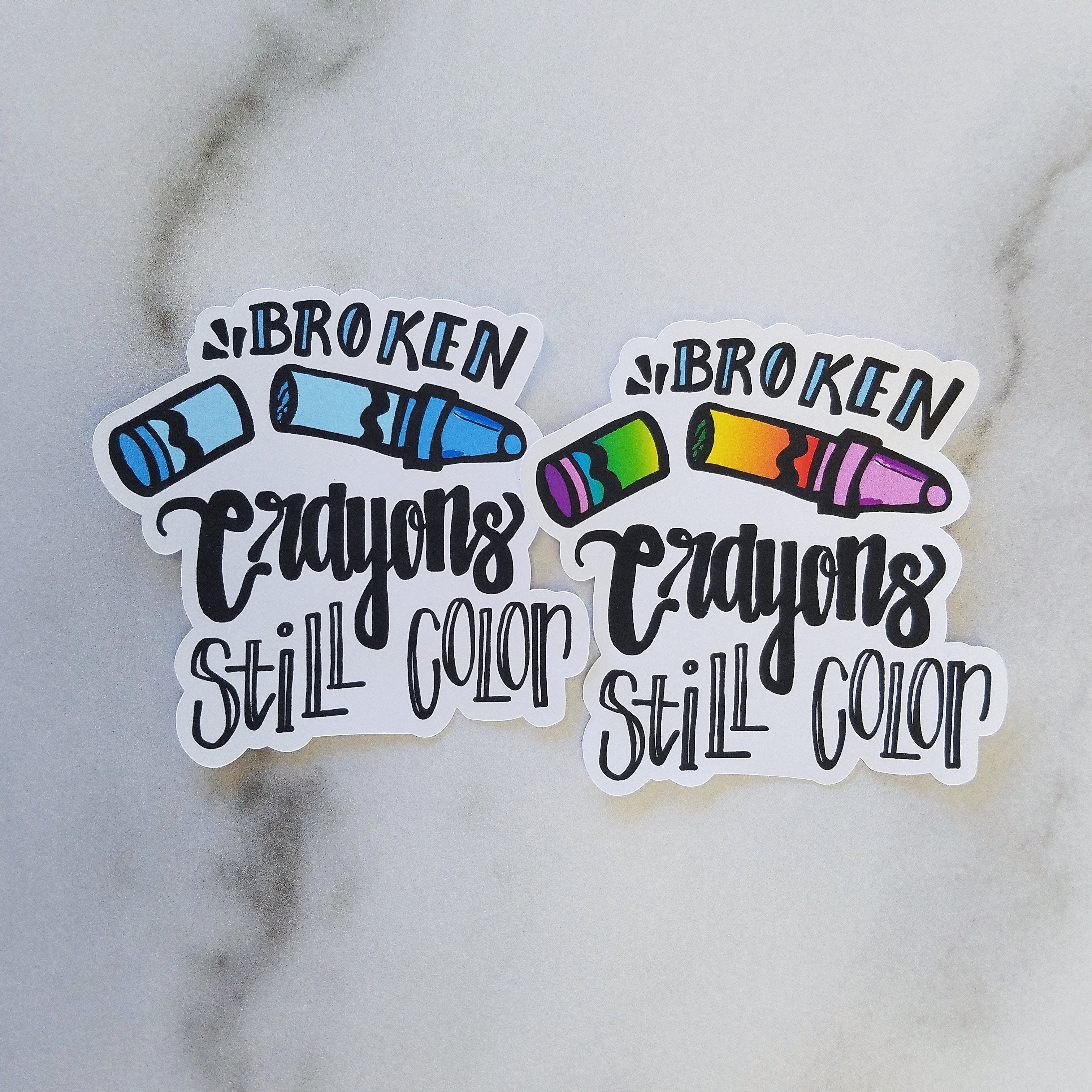 Broken Crayon Die Cuts (set of 2)