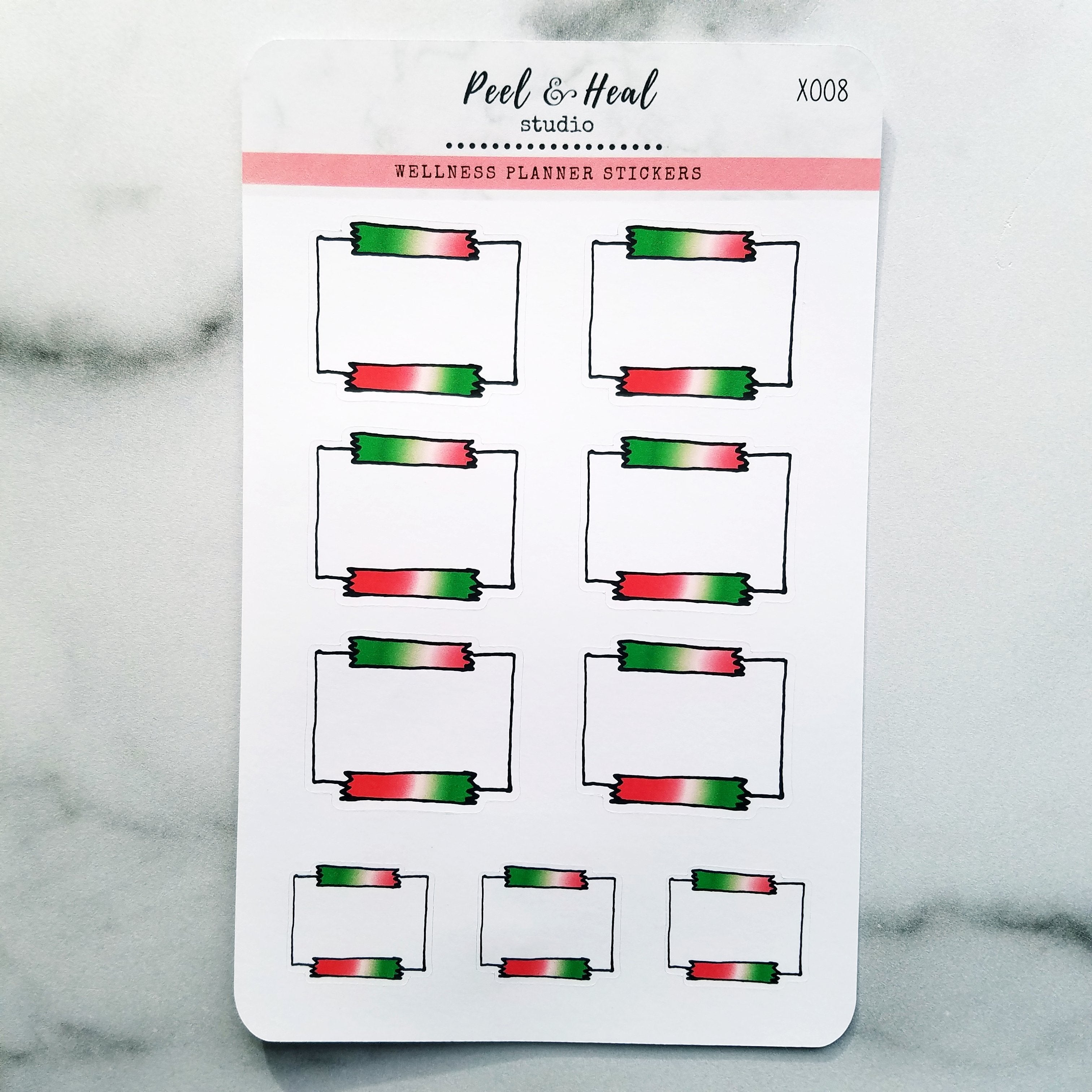 Christmas Sticky Note Stickers - Peel & Heal Studio-Stickers