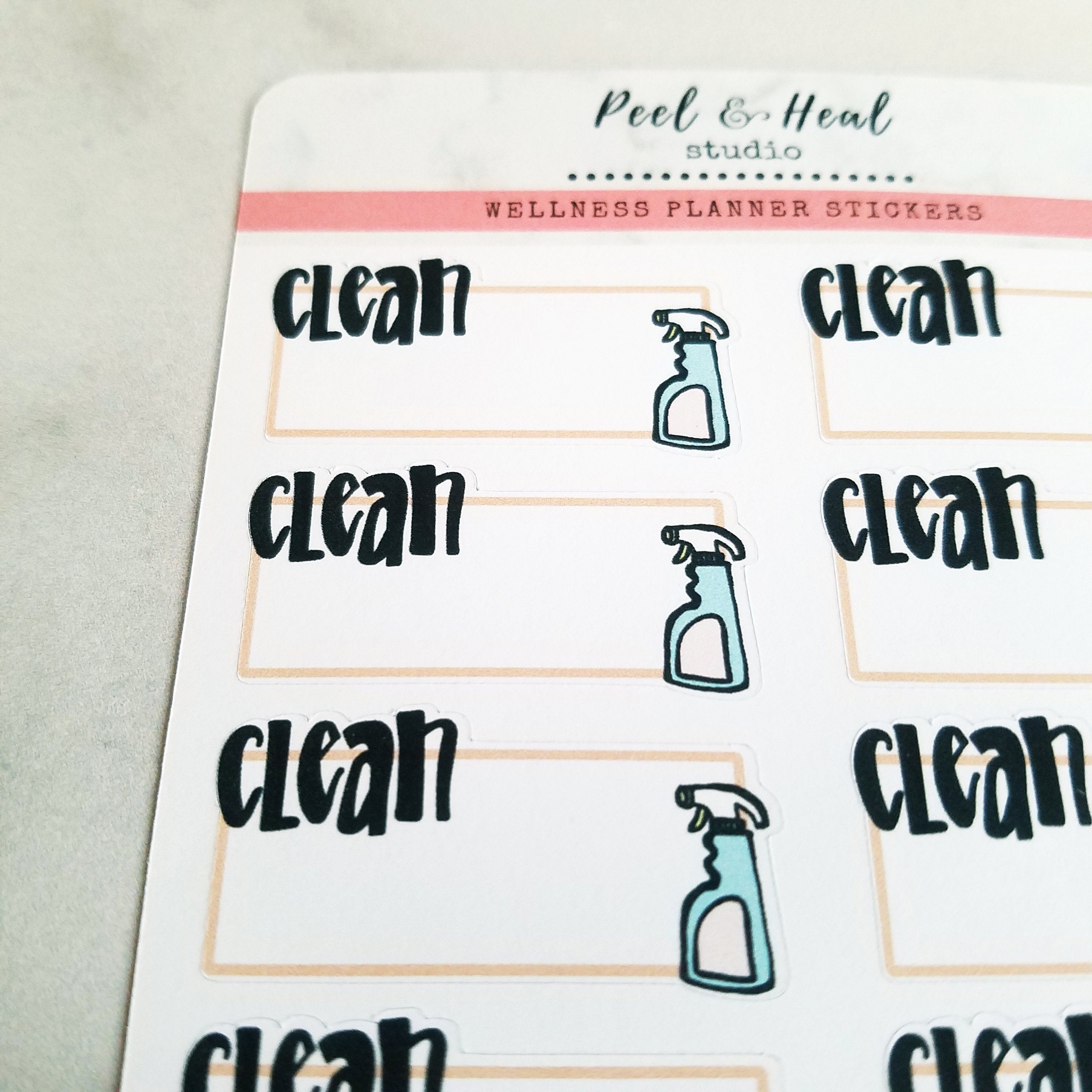 Cleaning Icon Boxes