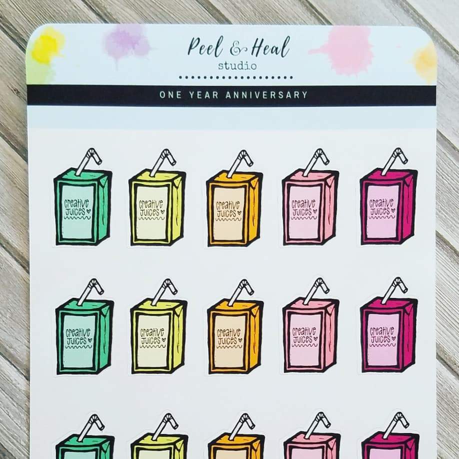 Creative Juices Stickers - Juicebox Doodles