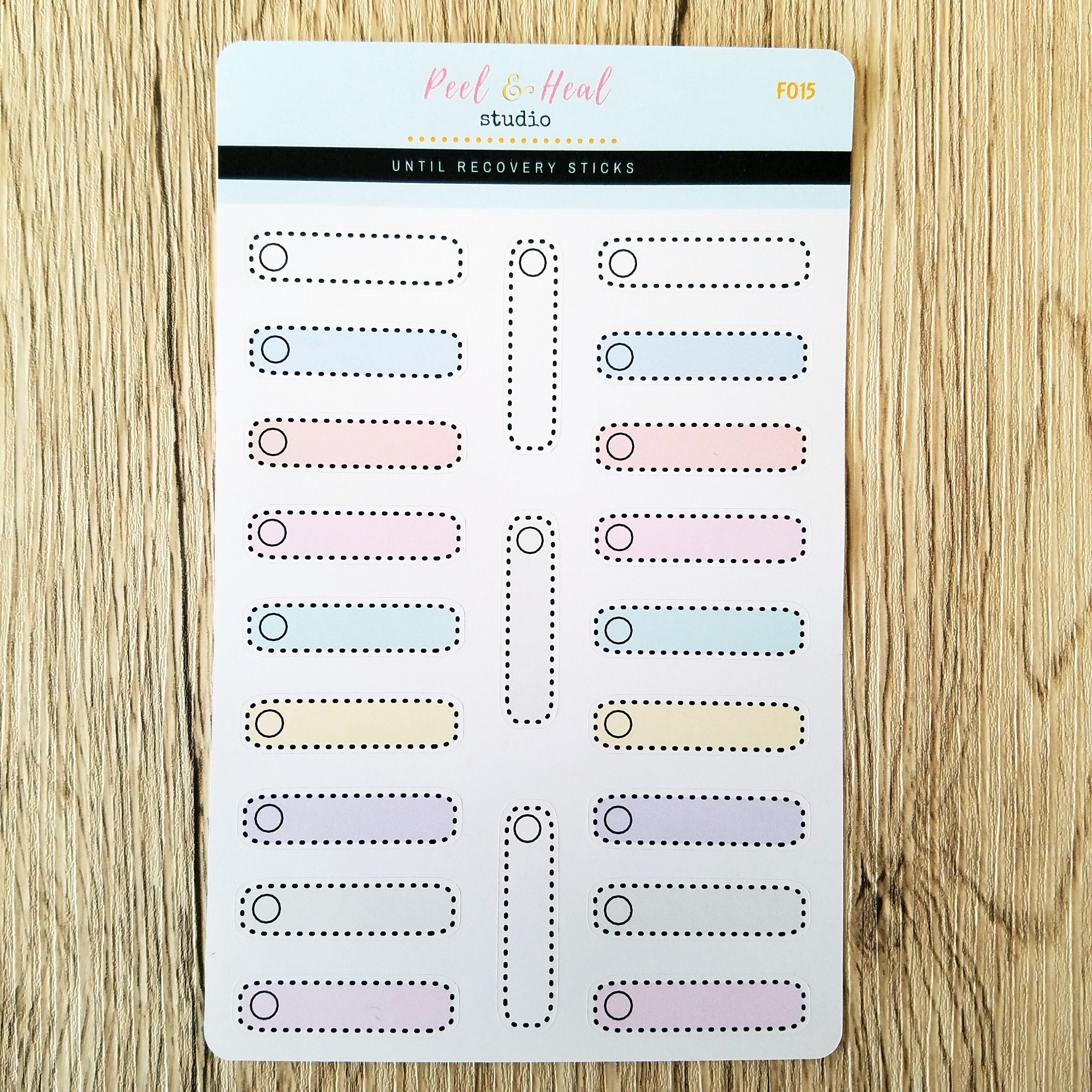Dashed Checklist Boxes - White or Colorful