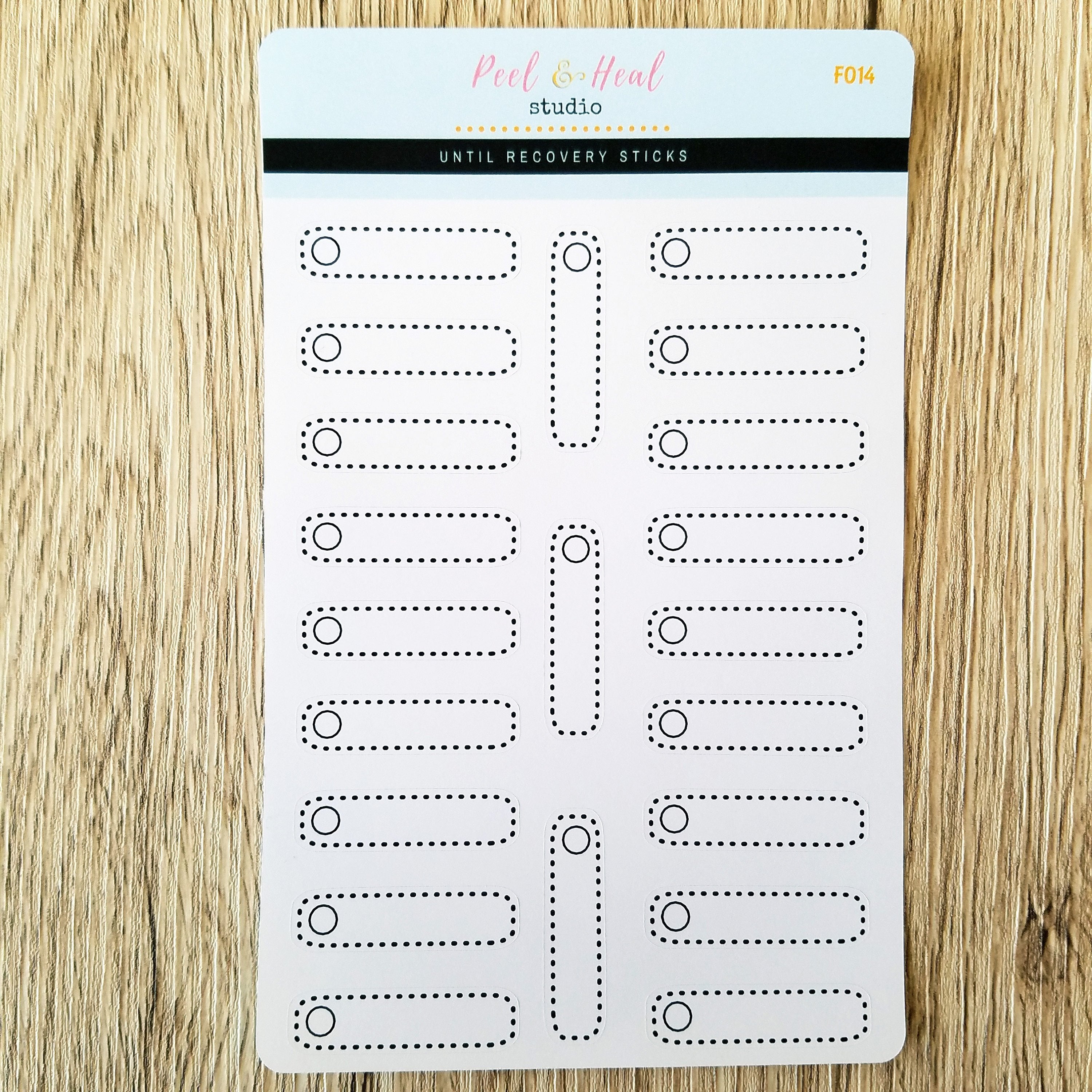 Dashed Checklist Boxes - White or Colorful