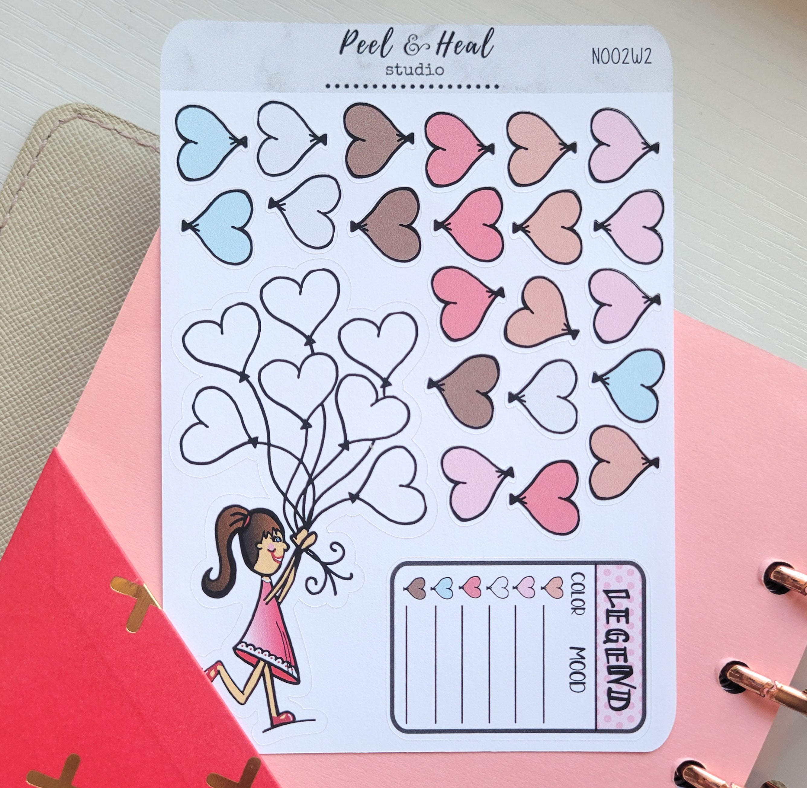 February Weekly Mood Tracker Kit