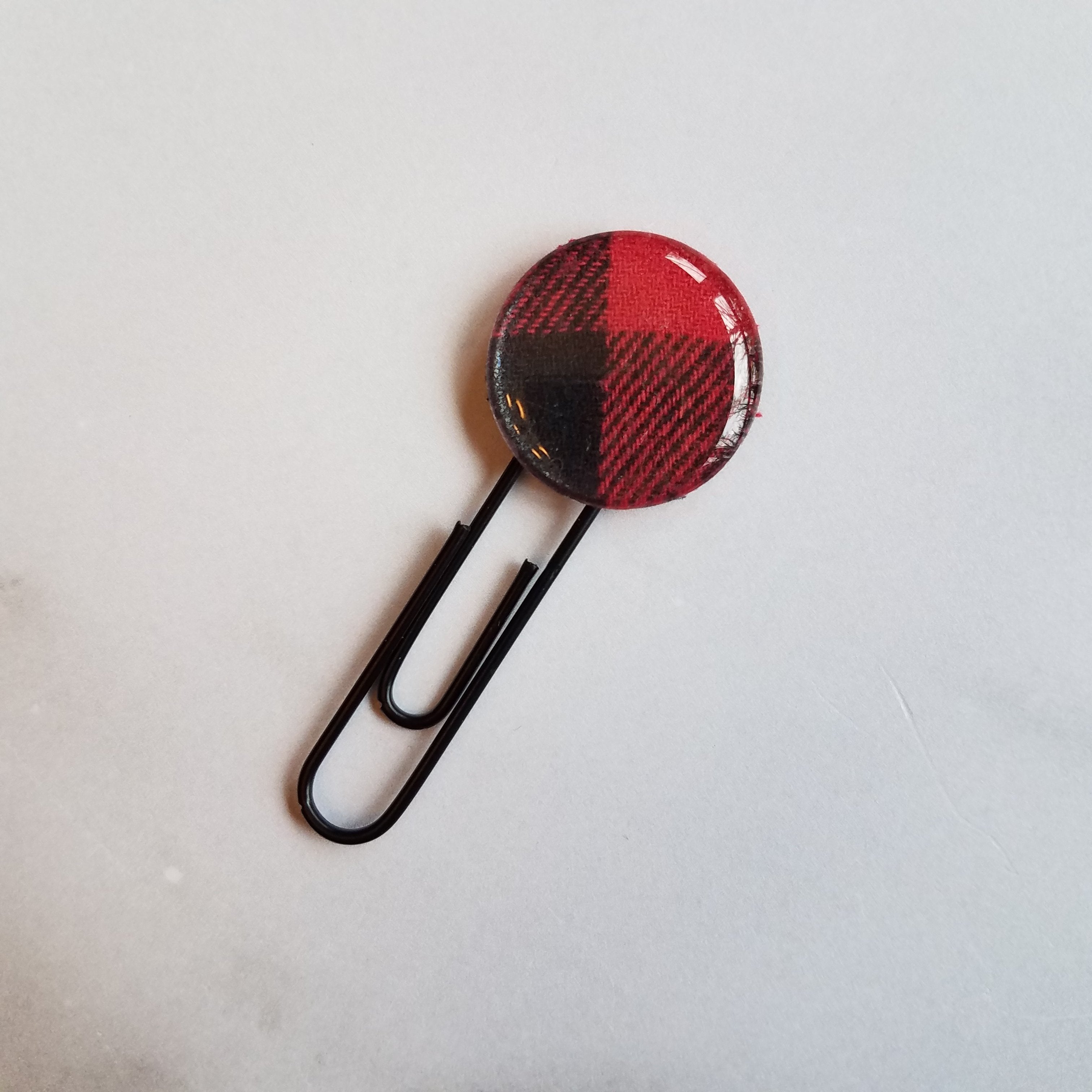 Flannel Buffalo Plaid Planner Clip