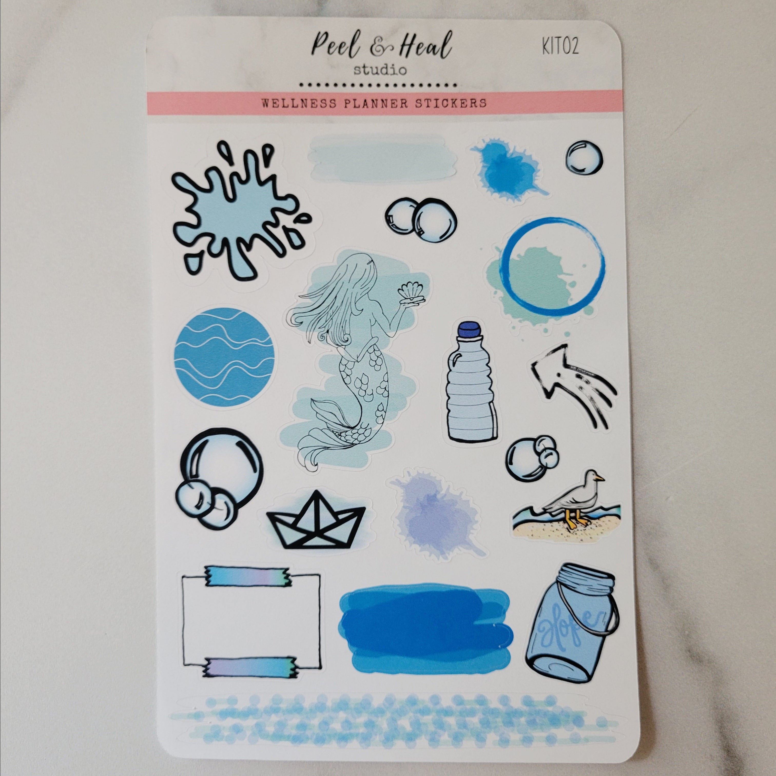 Flex Set - Water - Peel & Heal Studio-Stickers