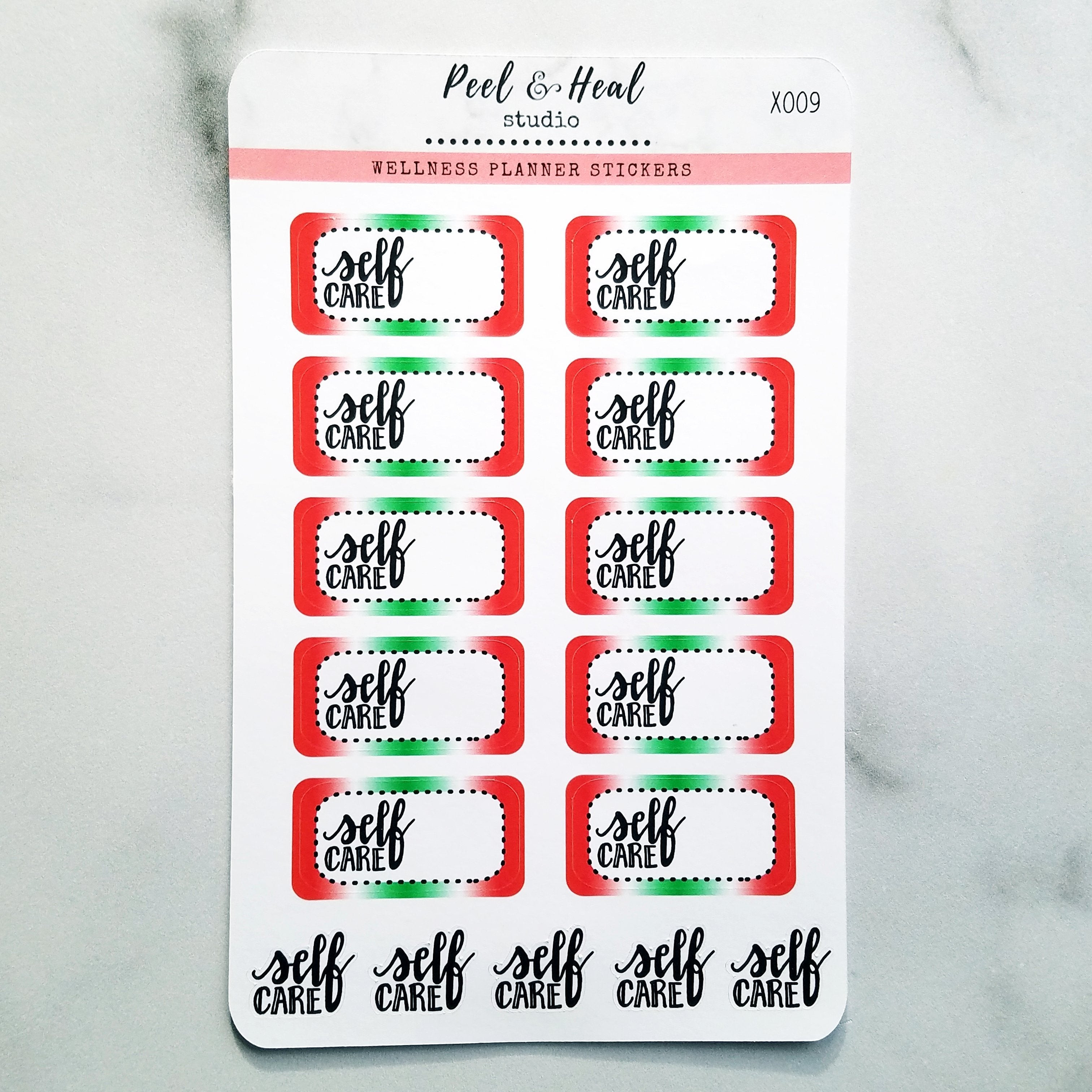 Functional Christmas Self Care Boxes - Peel & Heal Studio-Stickers