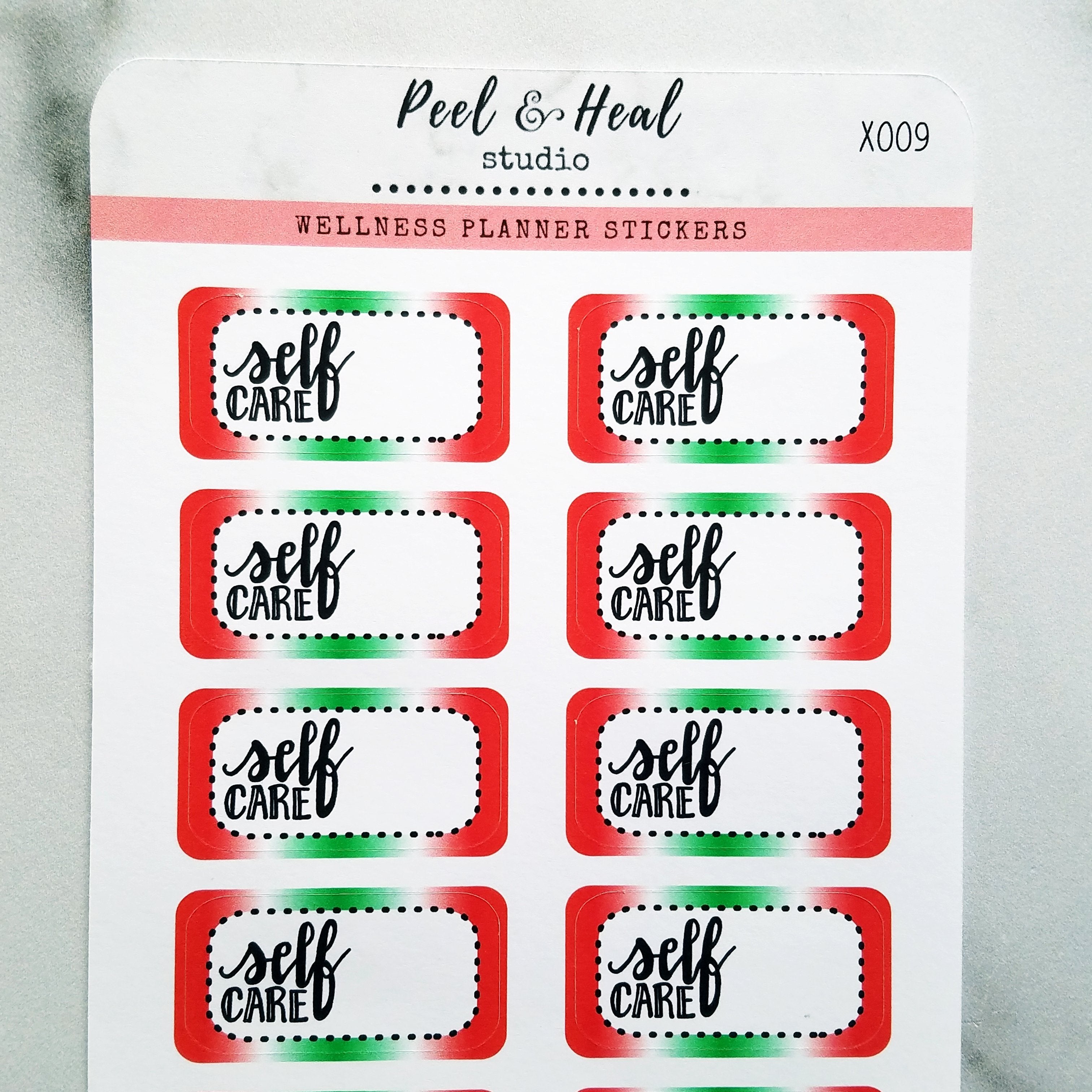 Functional Christmas Self Care Boxes - Peel & Heal Studio-Stickers