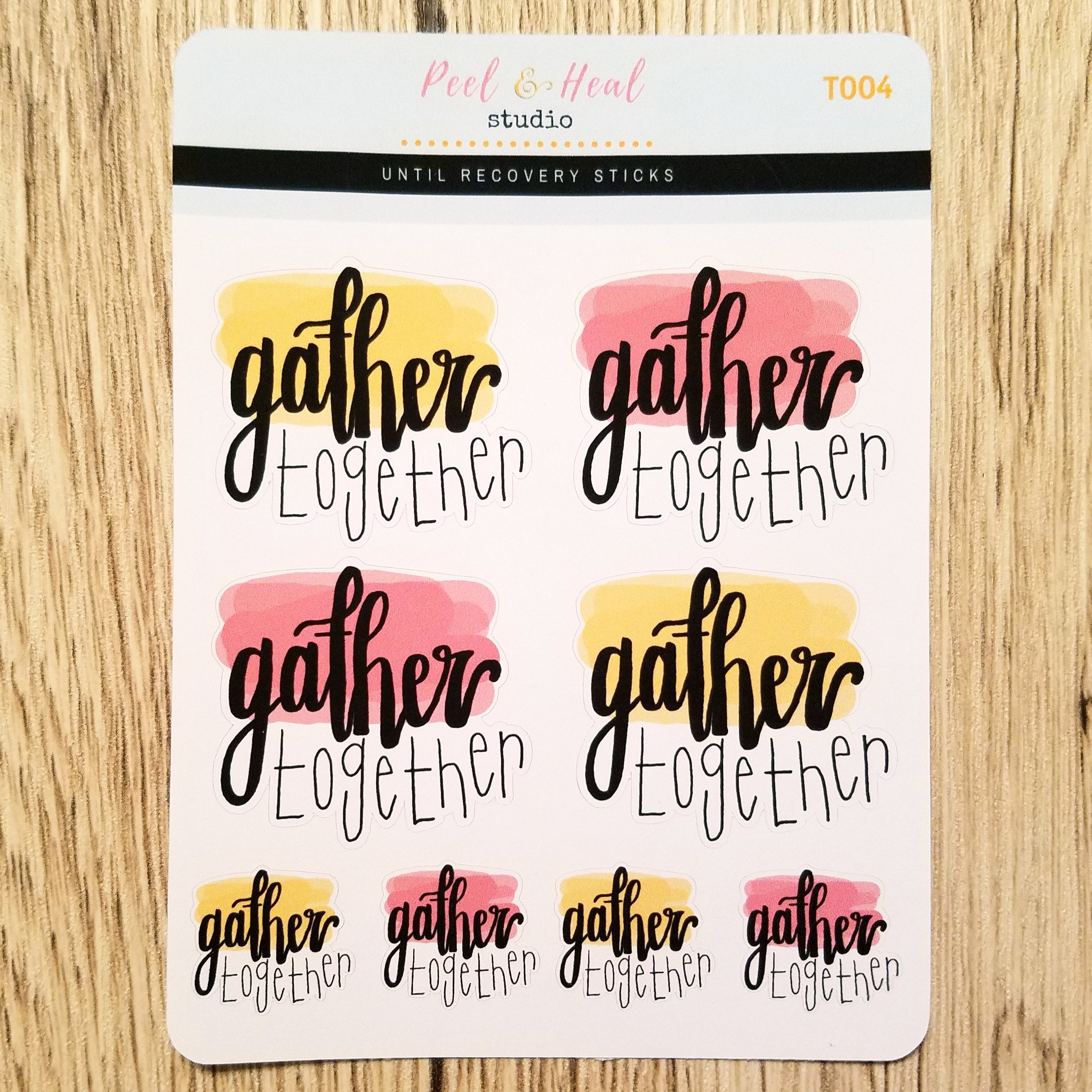 Gather Together - Peel & Heal Studio-Stickers - autumn
