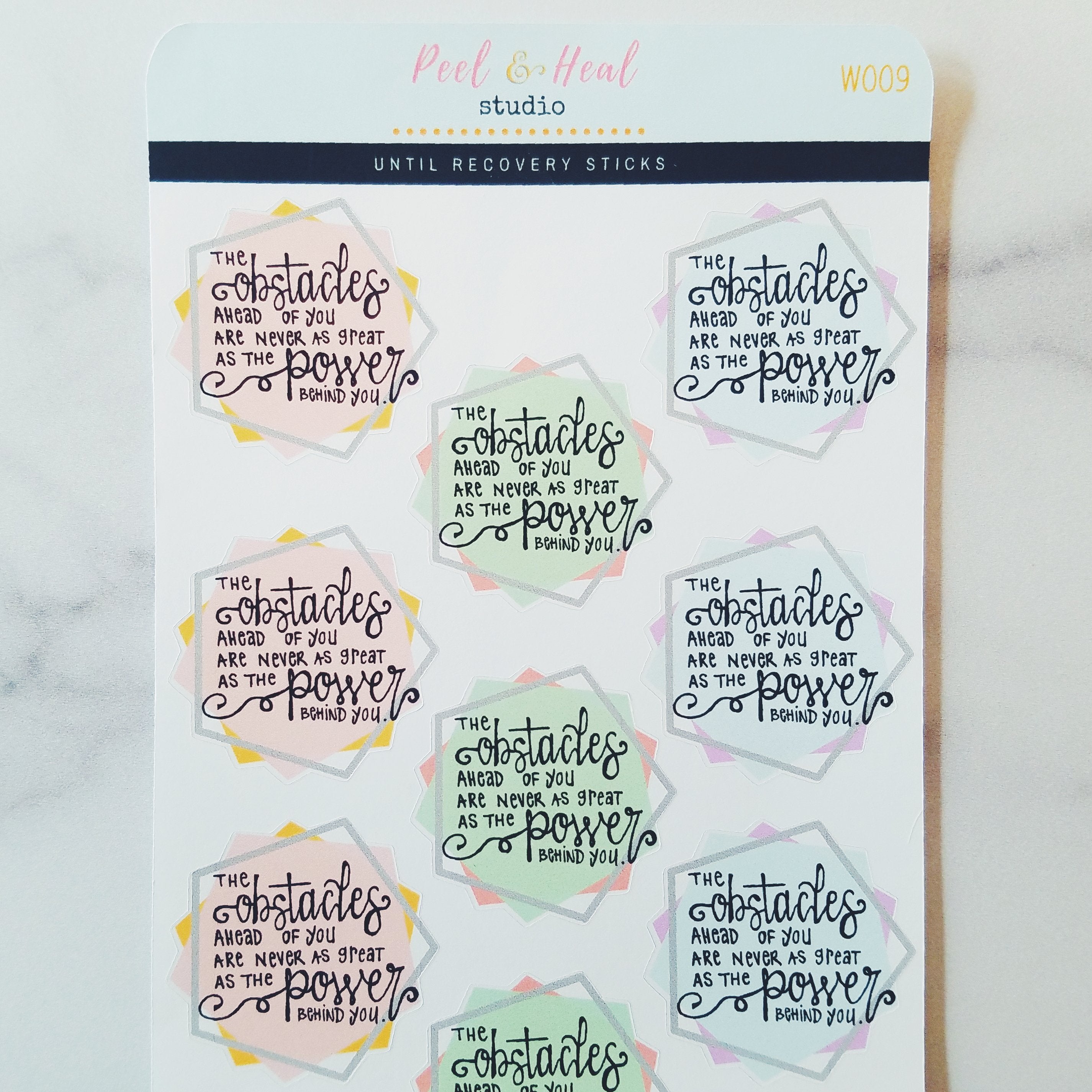 Geometric Inspirational Quotes - 4 options