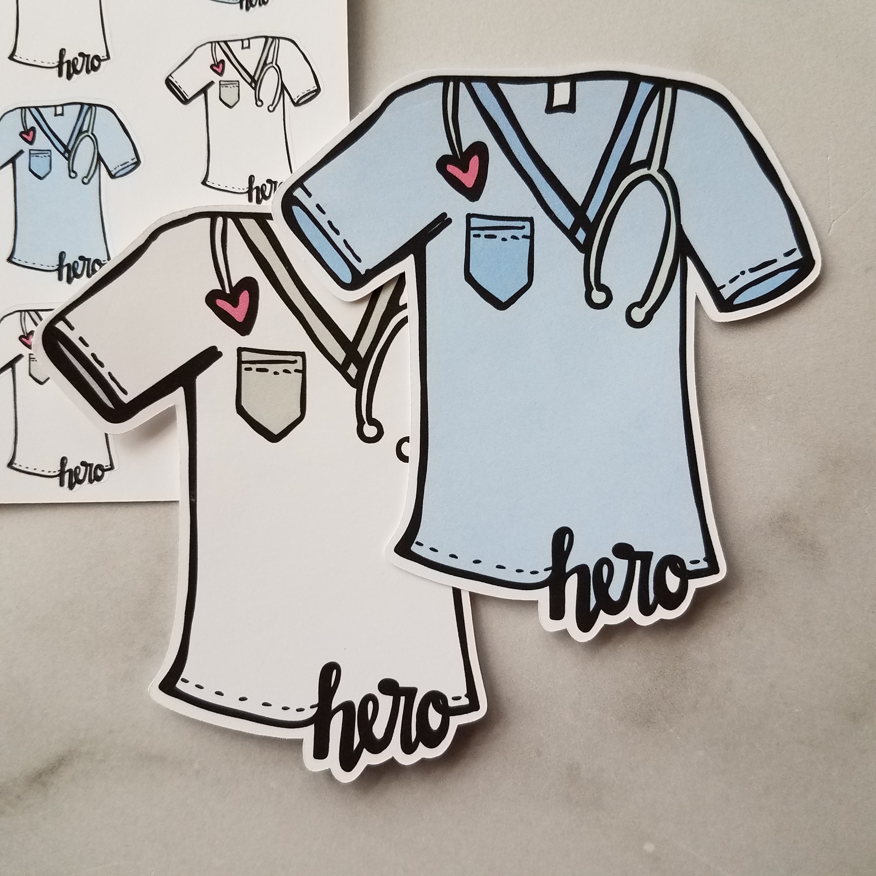 Healthcare Hero (stickers or die cut)