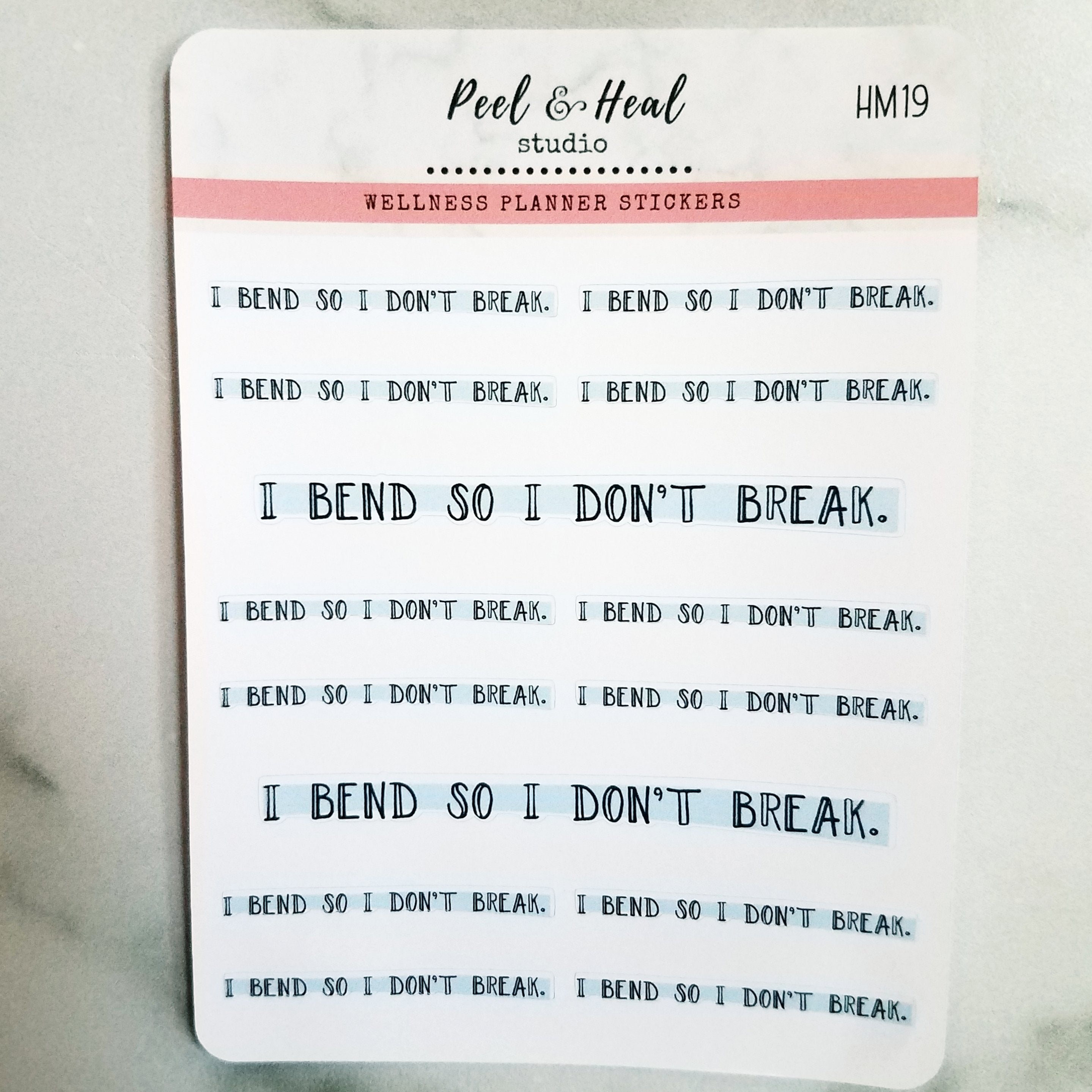 Highlighter Mantras - choose from 20 affirmations!