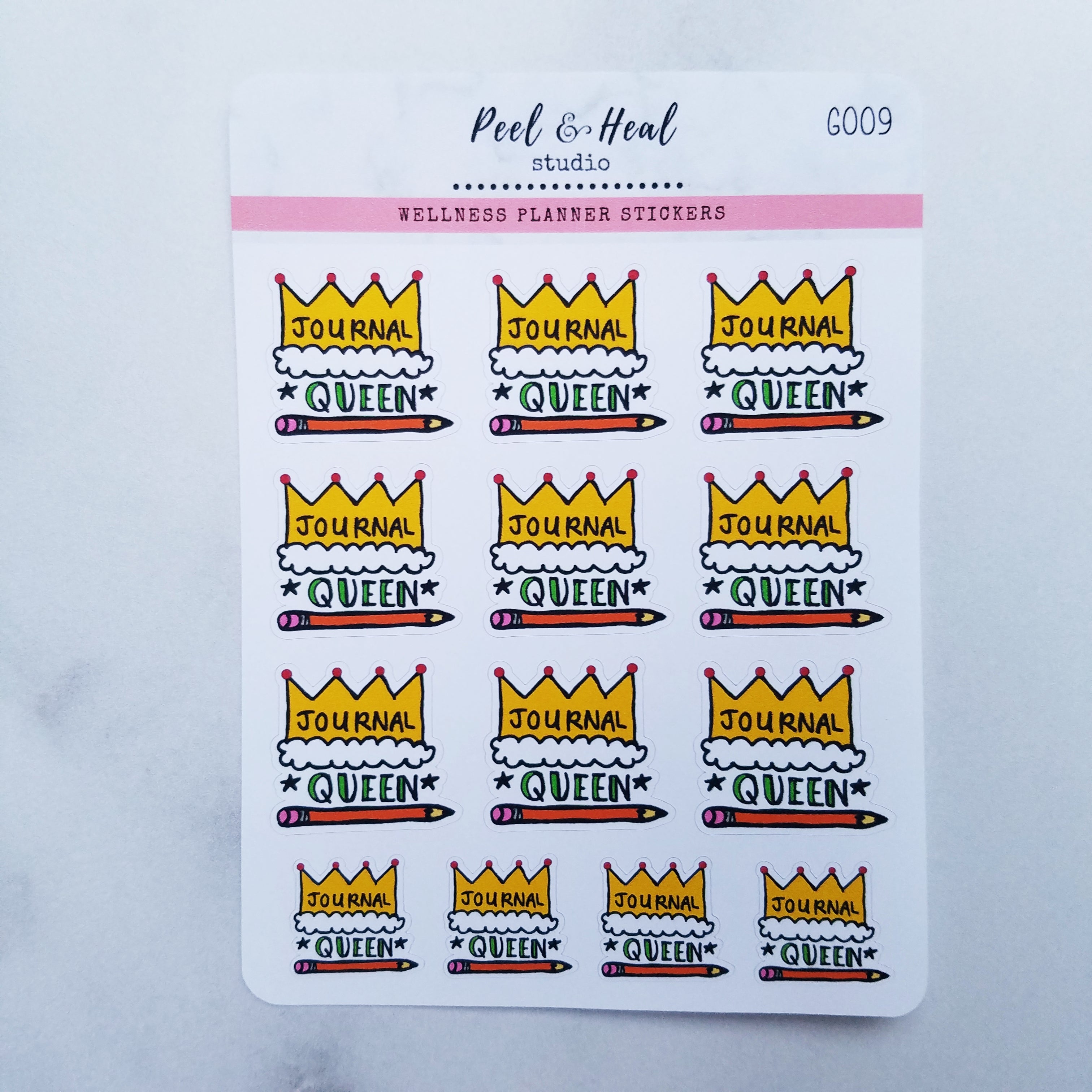 Journal Queen - Stickers or Die Cut