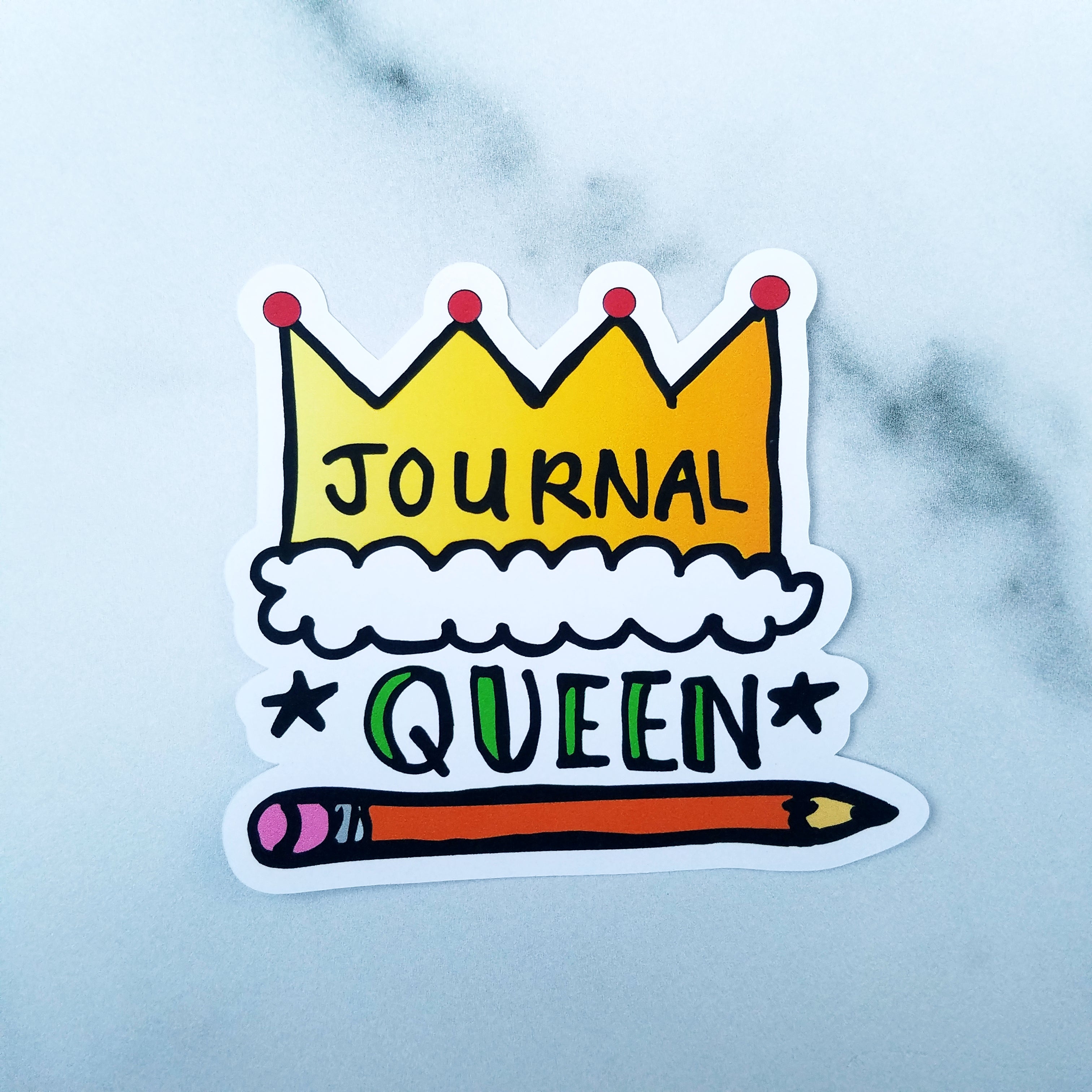 Journal Queen - Stickers or Die Cut