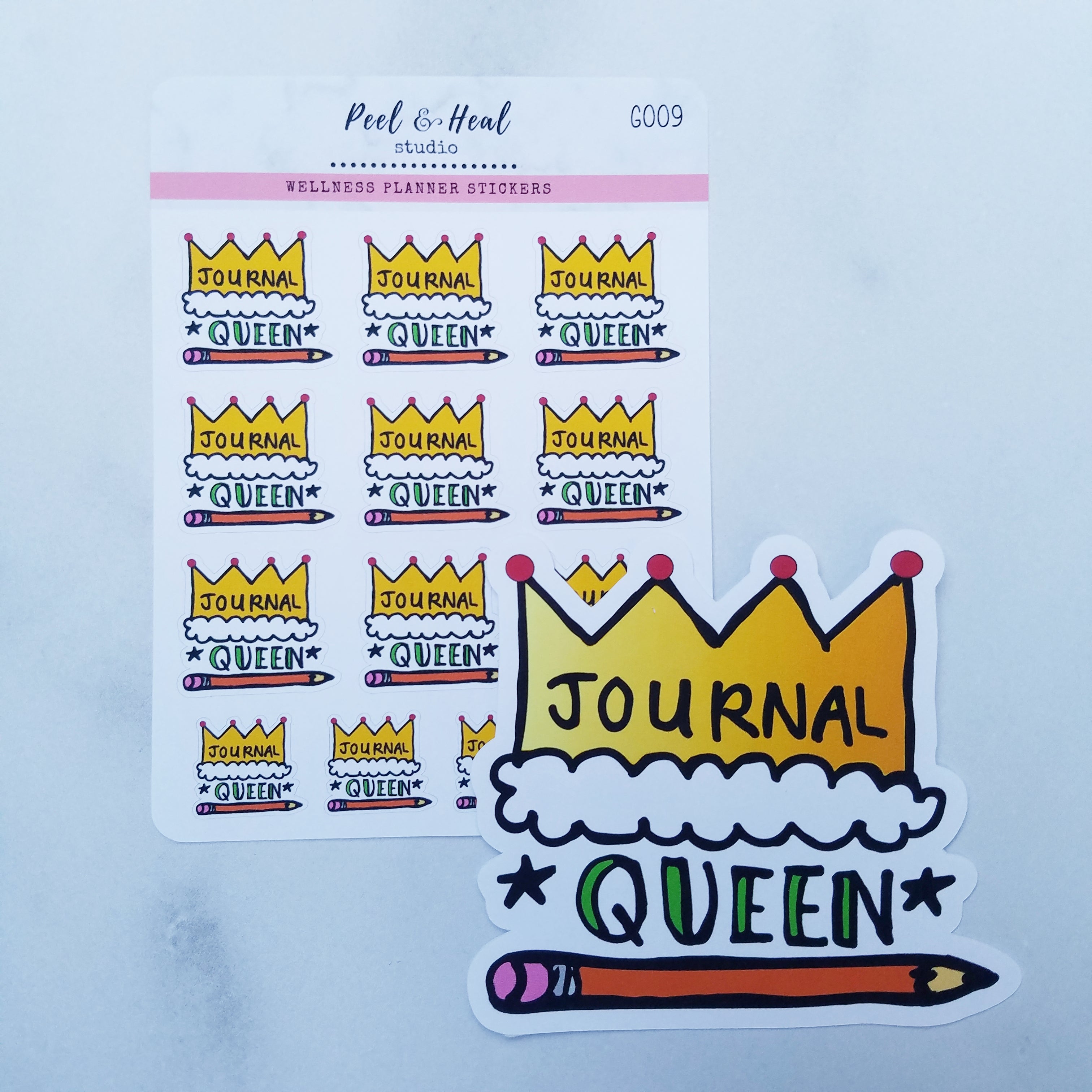 Journal Queen - Stickers or Die Cut