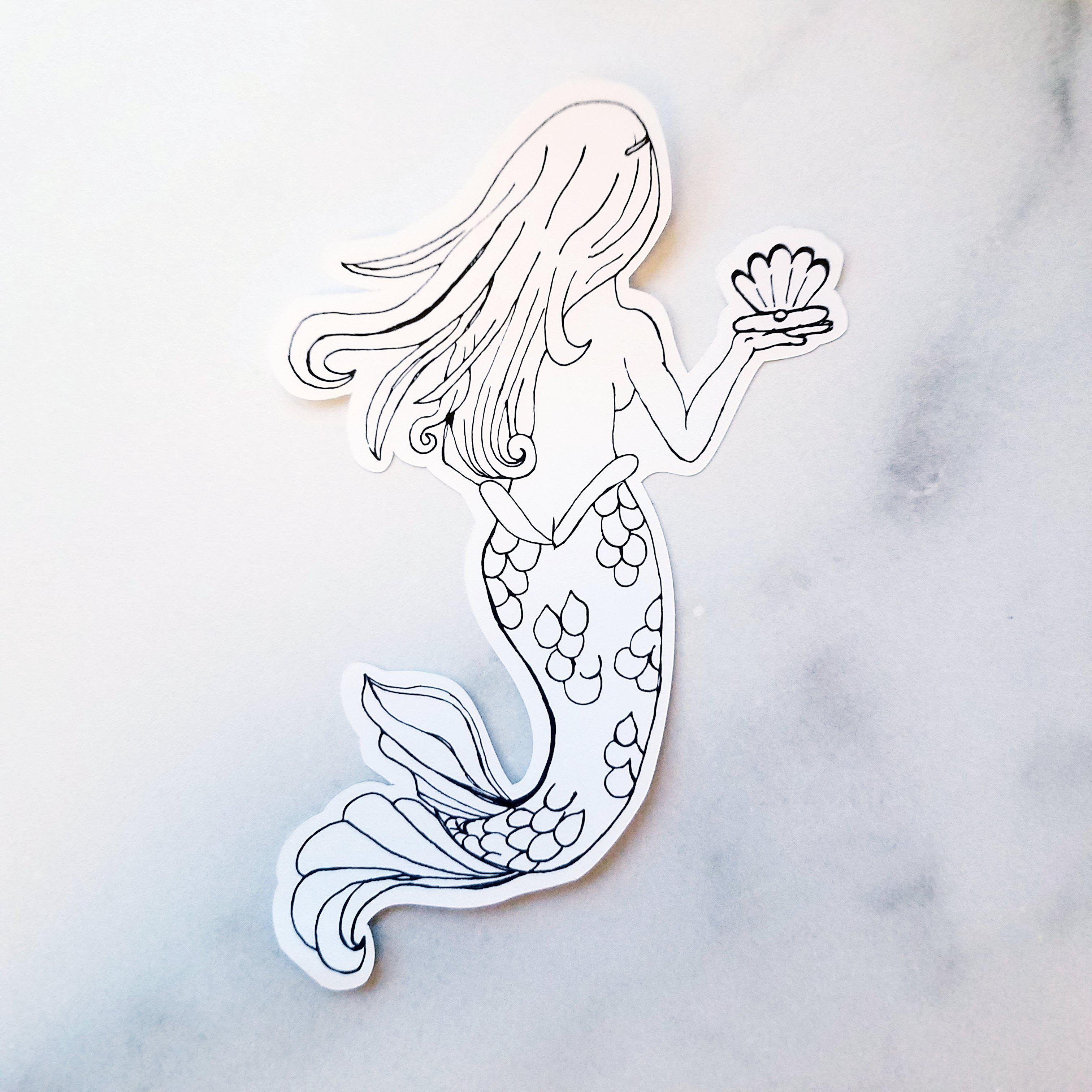 June Monthly Mood Tracker - Mermaid