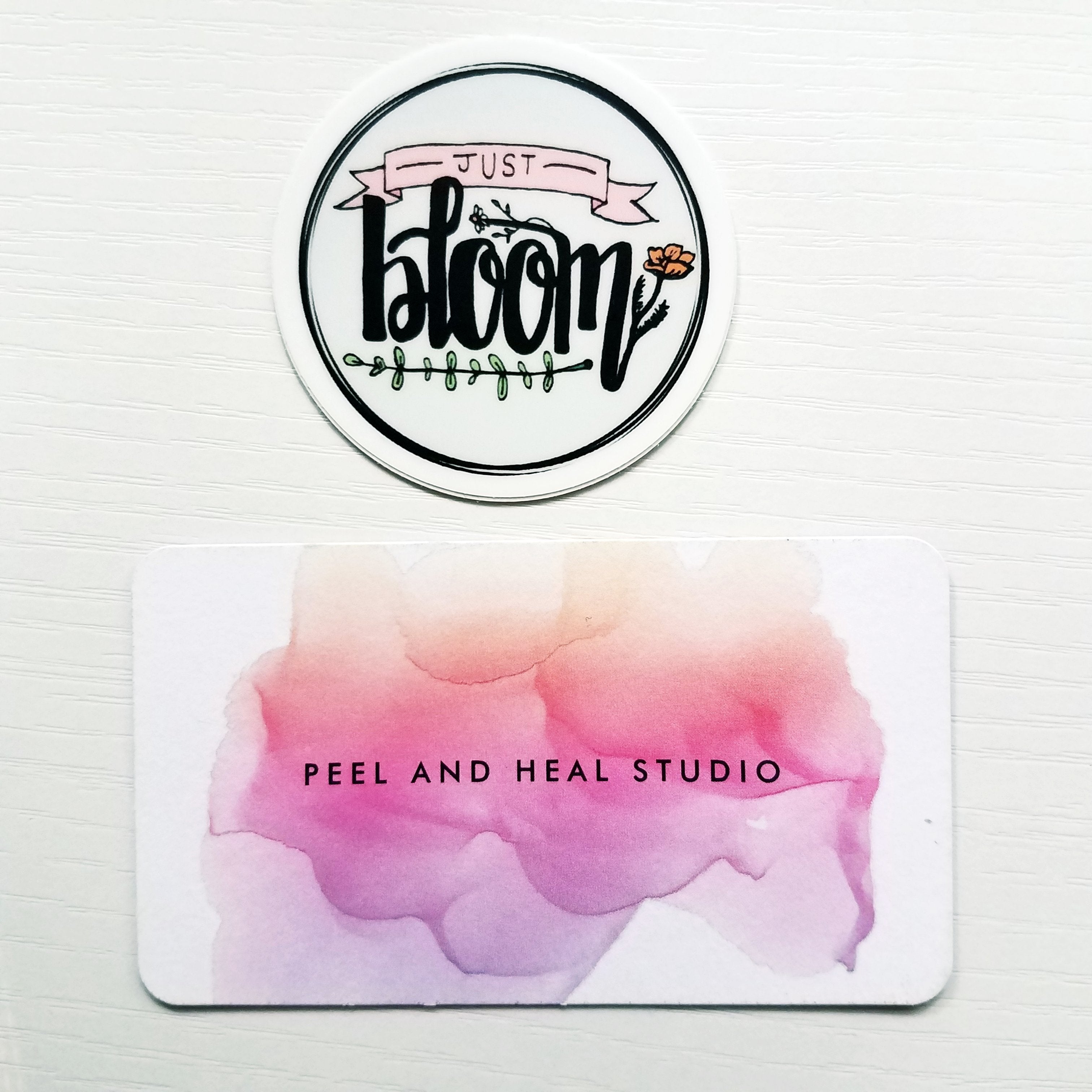 Just Bloom Vinyl Decal