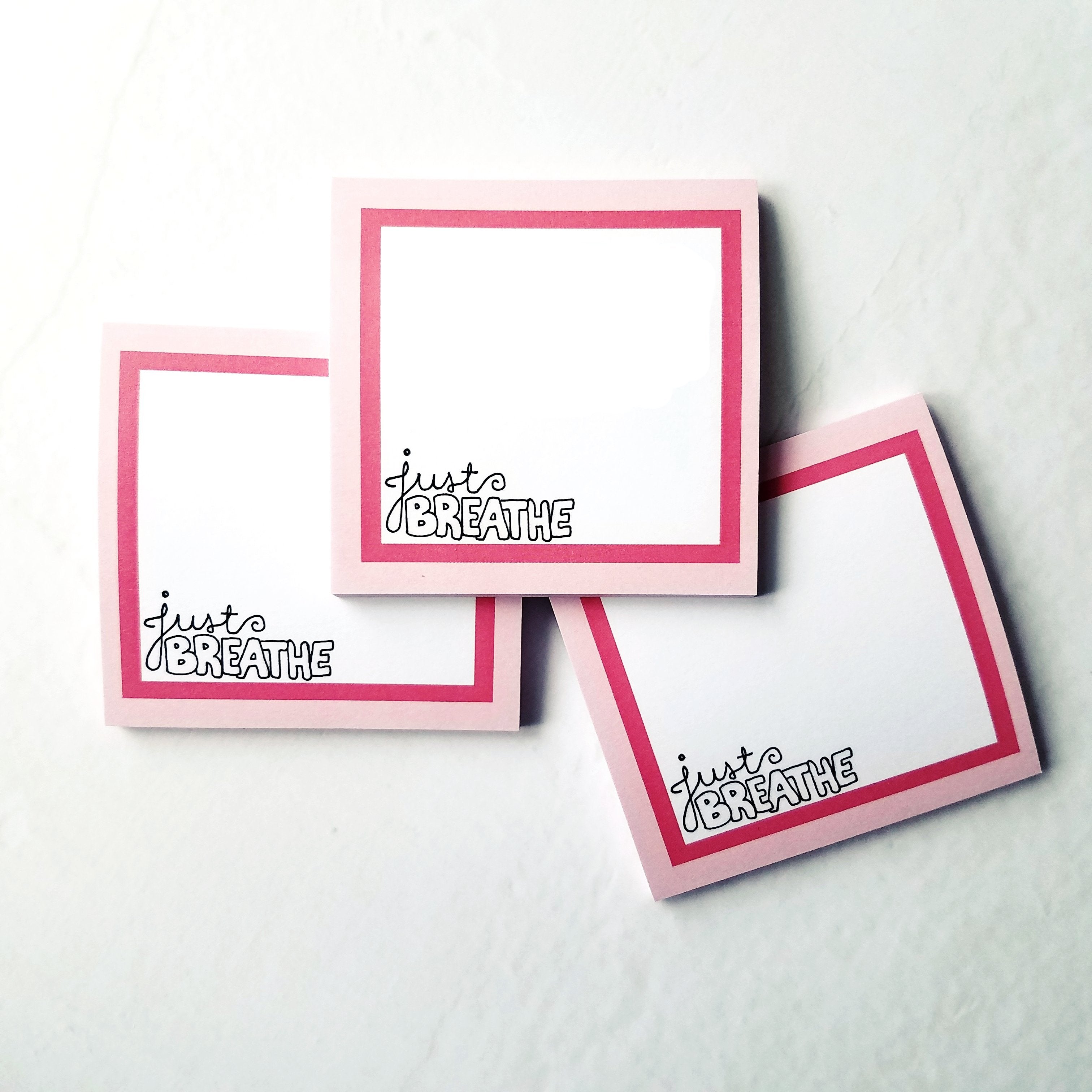 Just Breathe Post-Its