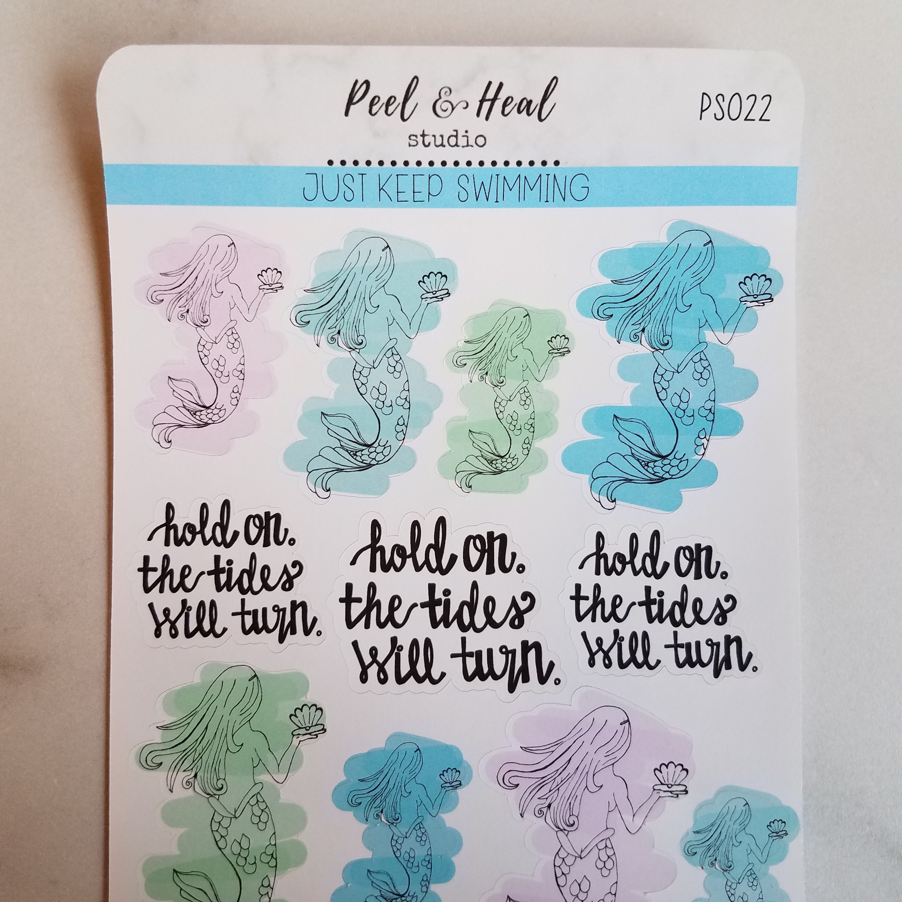 Just Keep Swimming: Sticker Sheets
