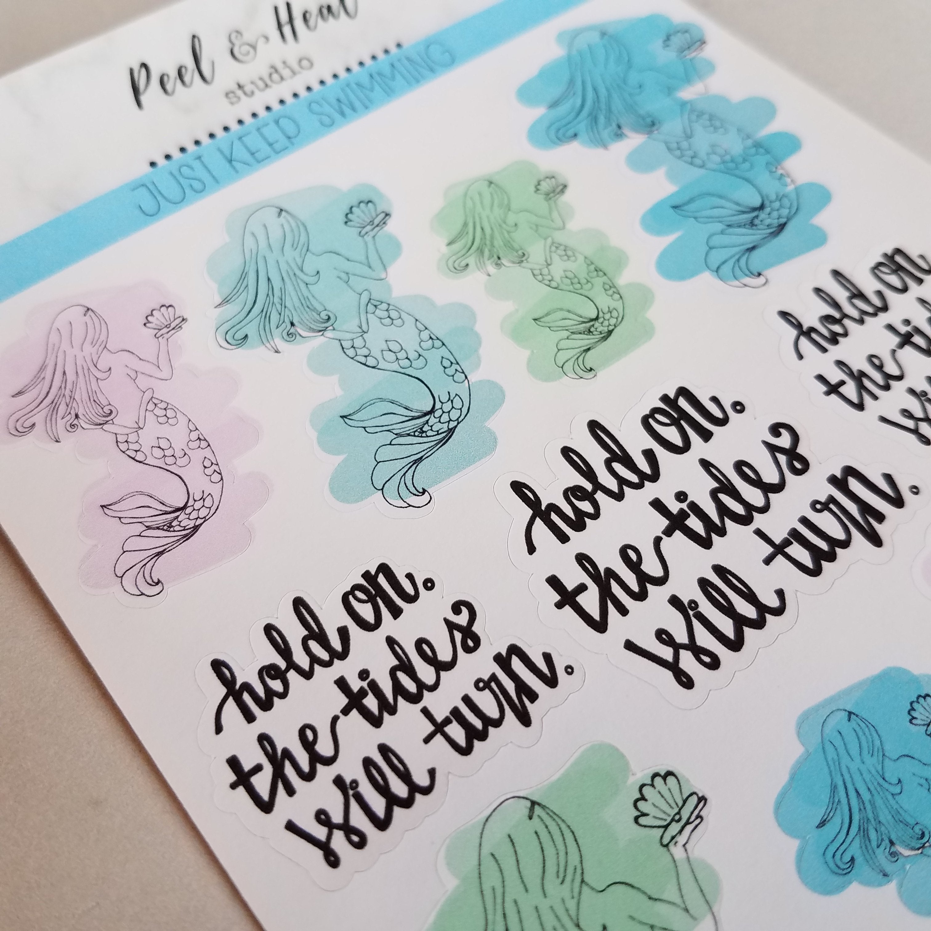 Just Keep Swimming: Sticker Sheets