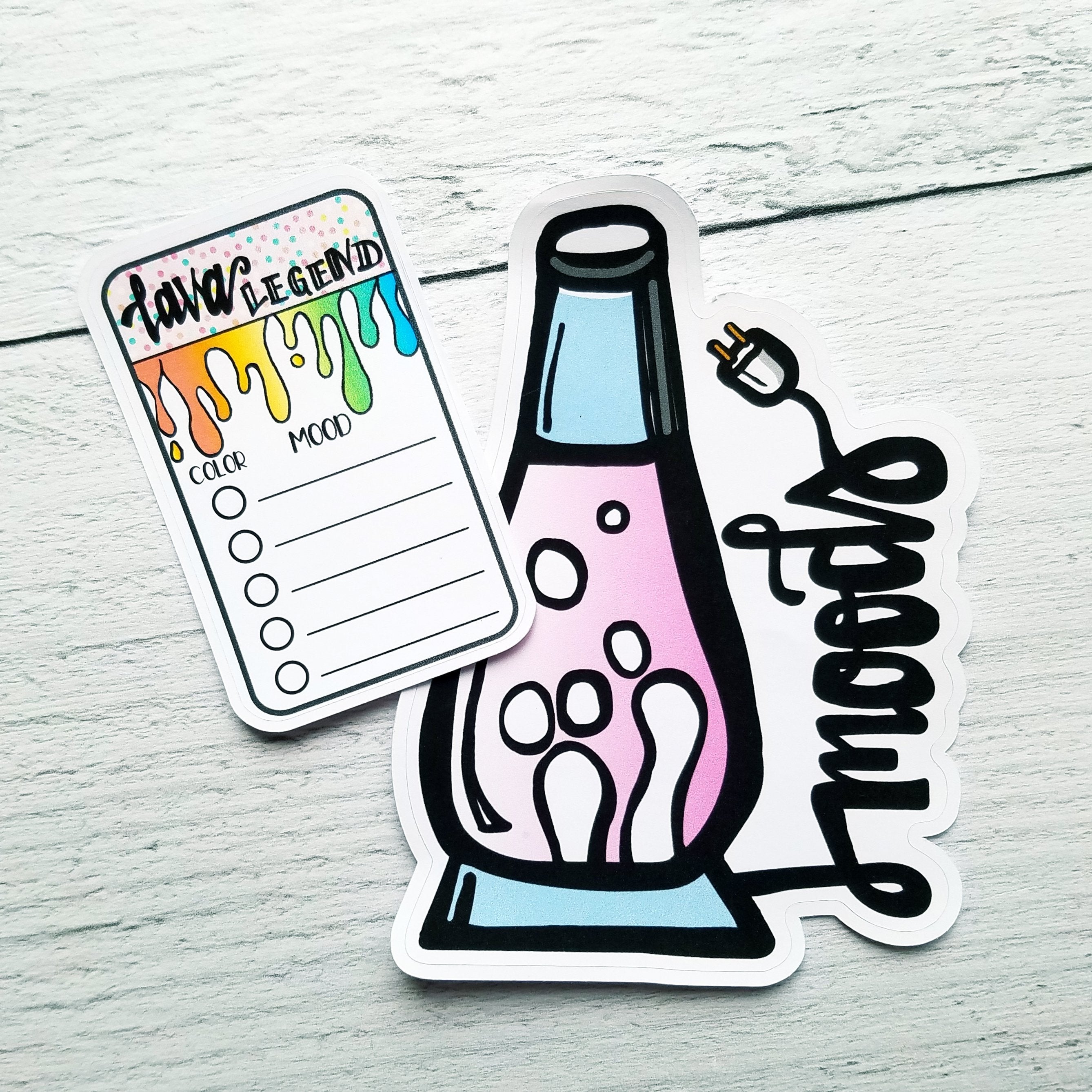 Lava Lamp Weekly Mood Tracker Kit