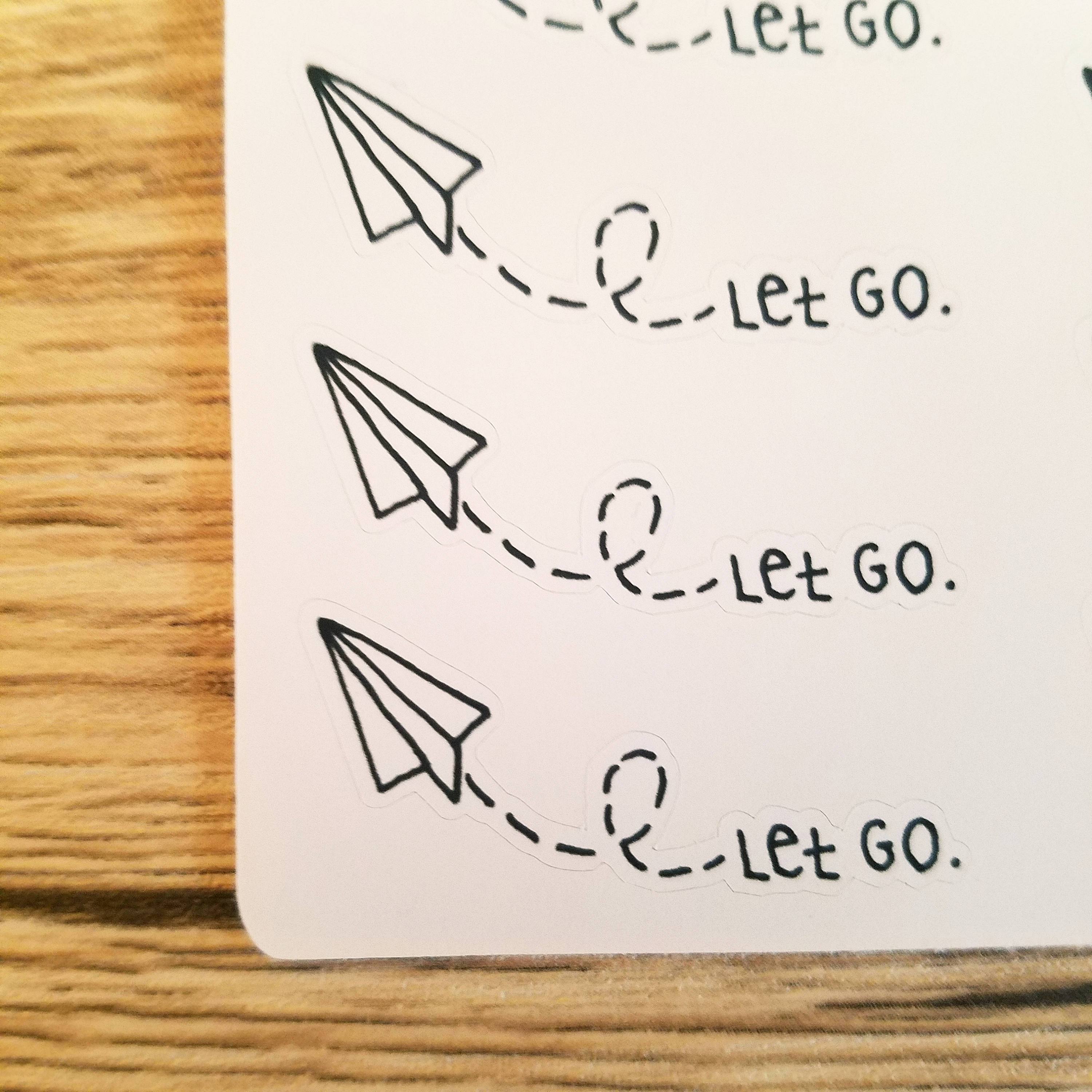 Let Go Paper Airplane Doodles