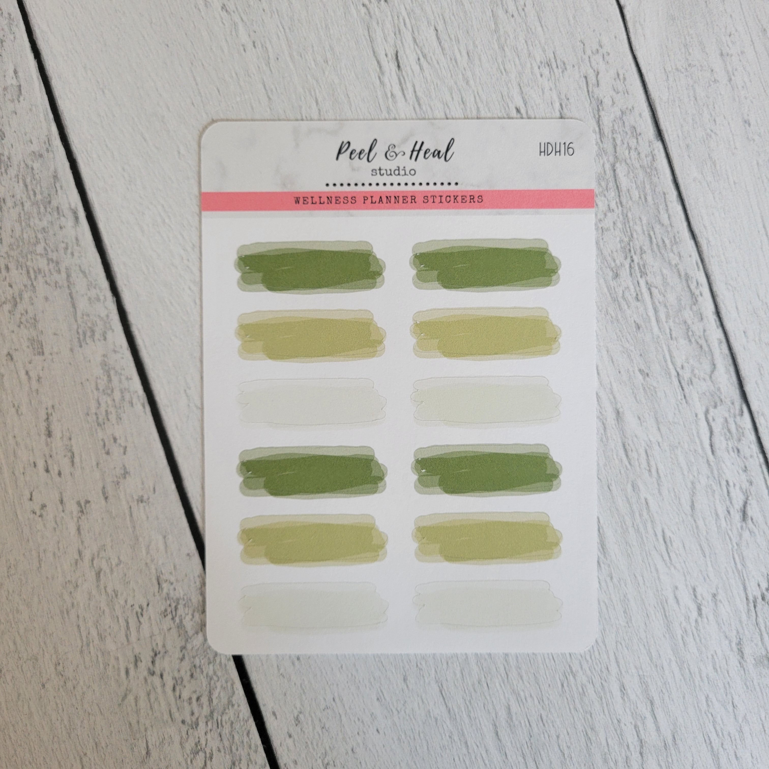 Limited Edition Watercolor Splashes - Holiday Hues - Peel & Heal Studio-Stickers