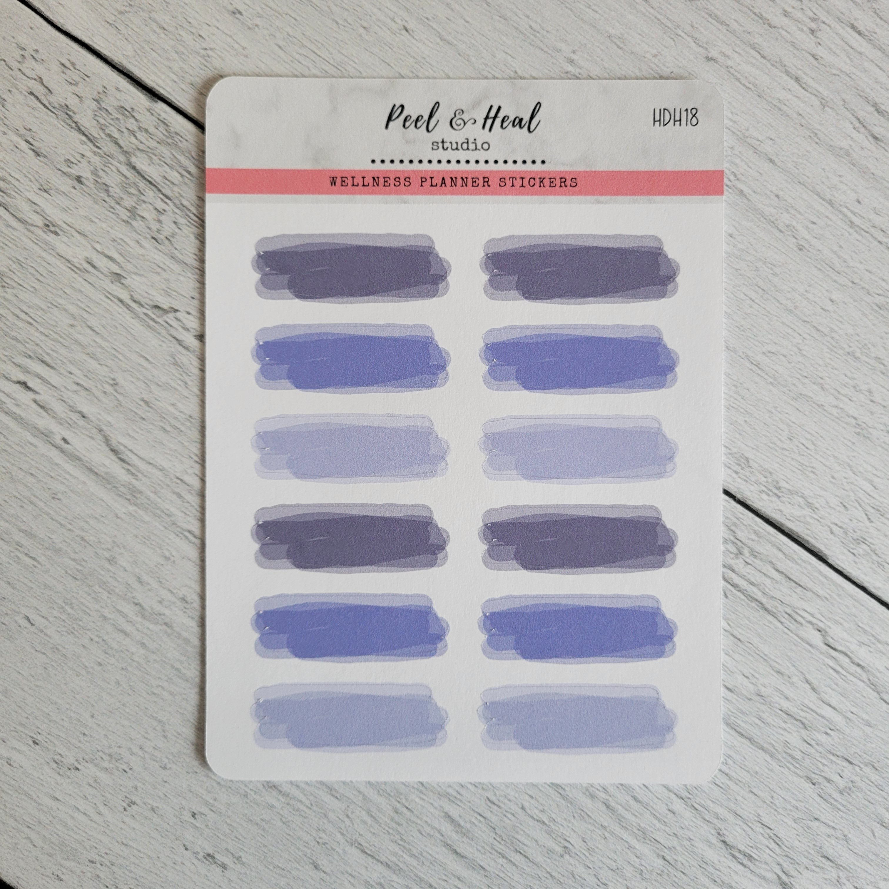 Limited Edition Watercolor Splashes - Holiday Hues - Peel & Heal Studio-Stickers