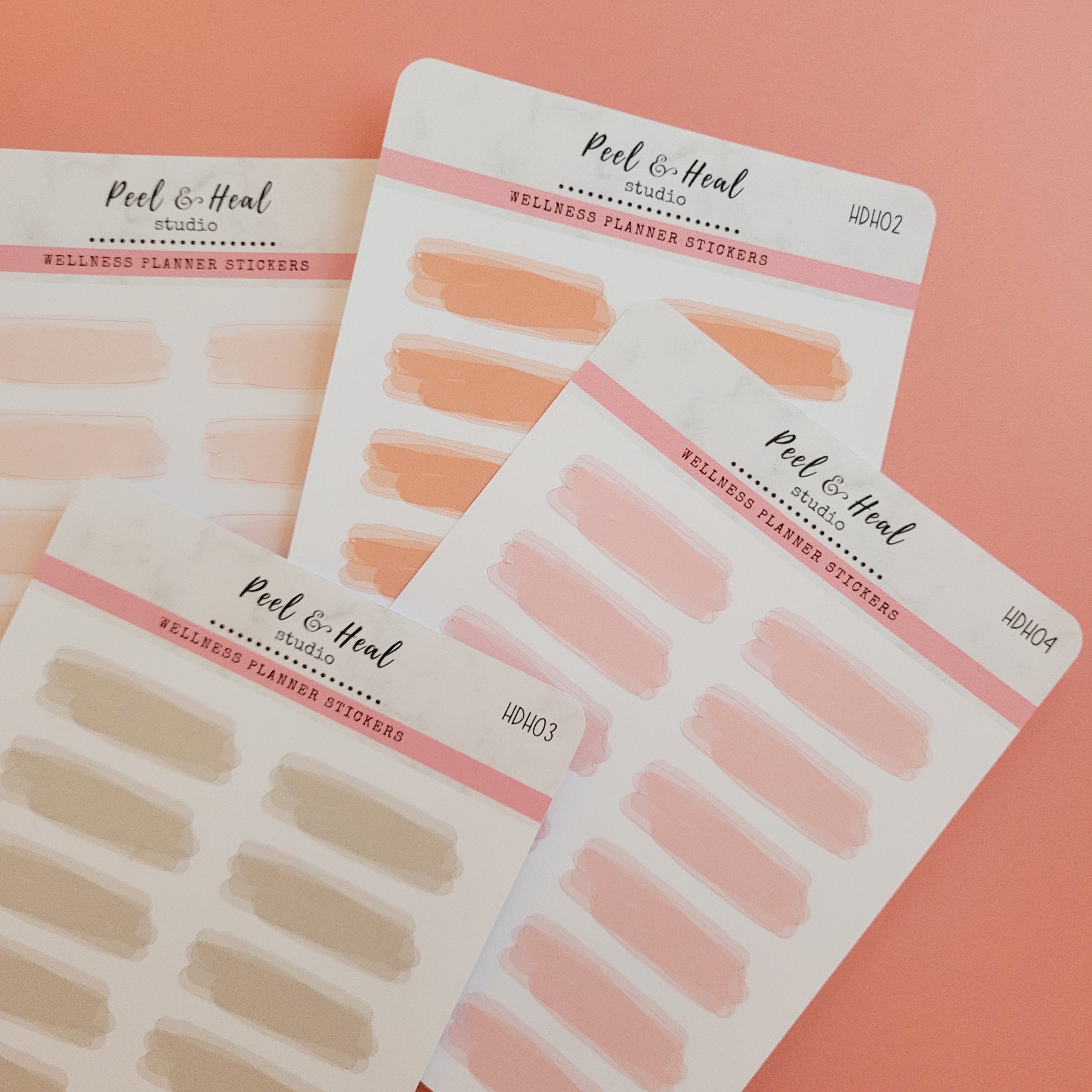 Limited Edition Watercolor Splashes - Pumpkin Palette