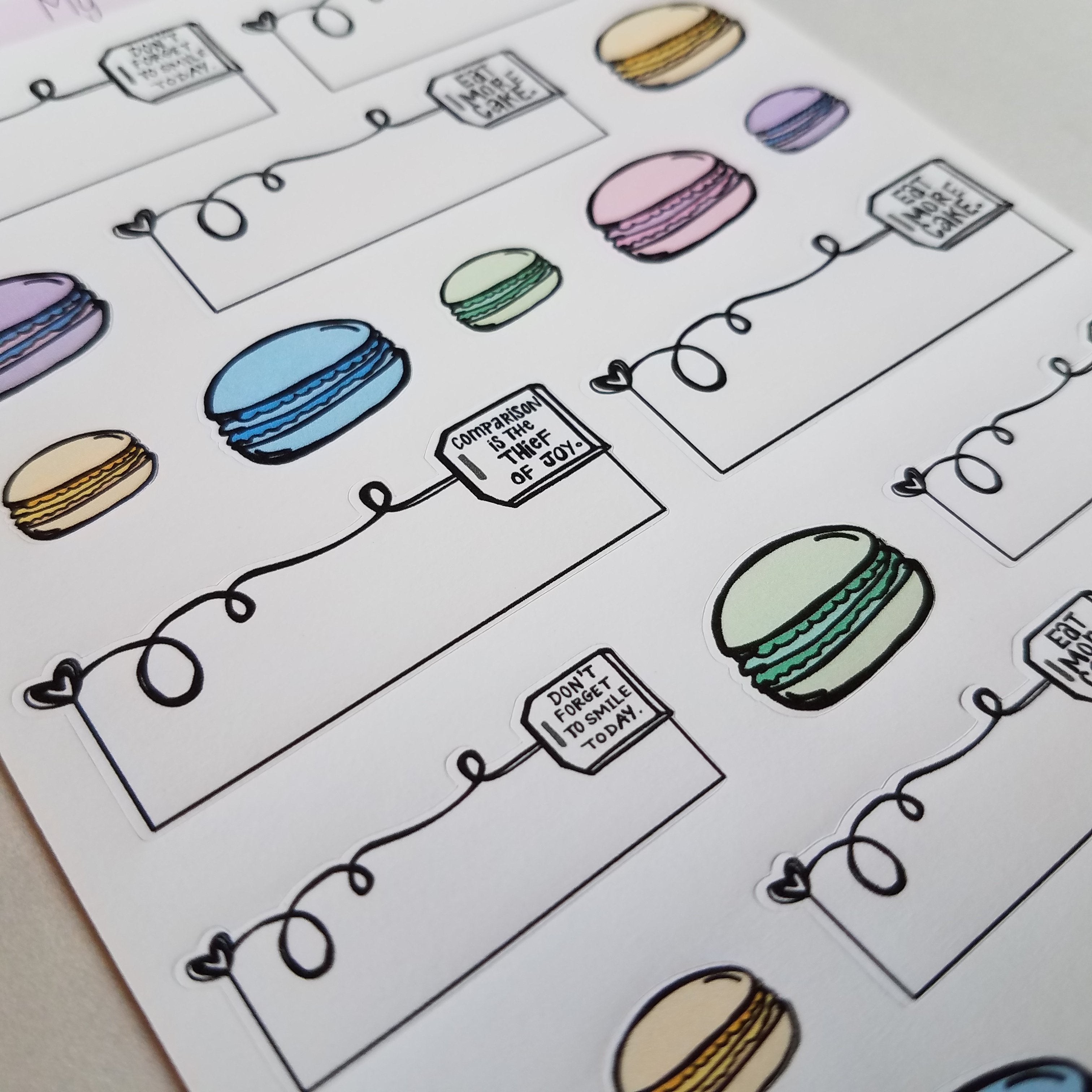 My Cup of Tea: Theme Sticker Sheets - Teabag Cookie Boxes - Peel & Heal Studio