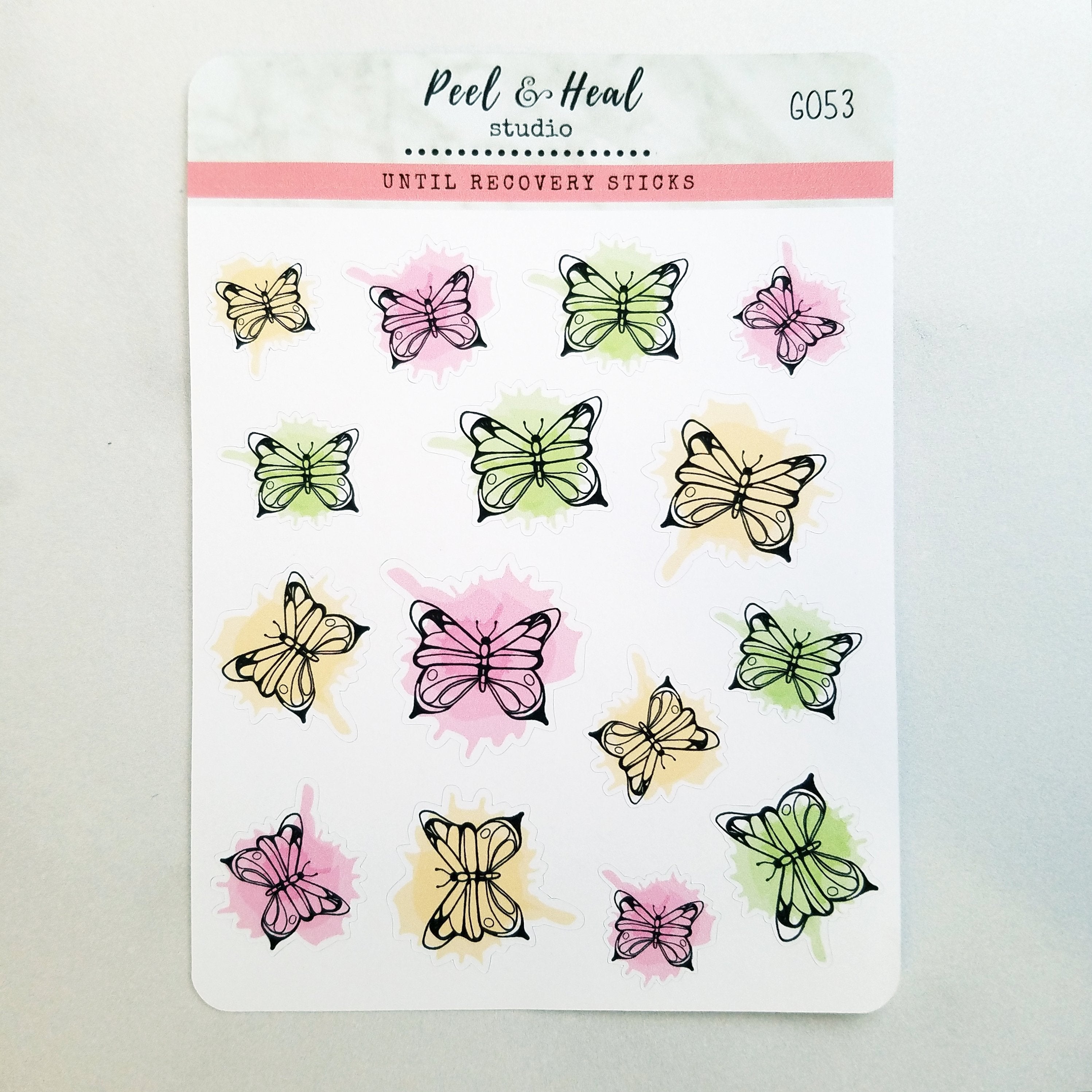 Paint-splattered Butterflies