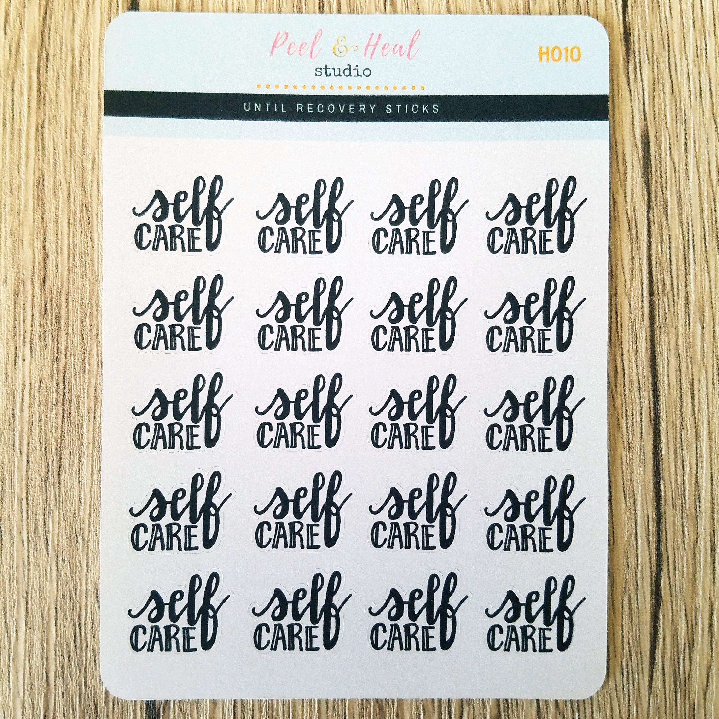 Self Care (hand-lettered)