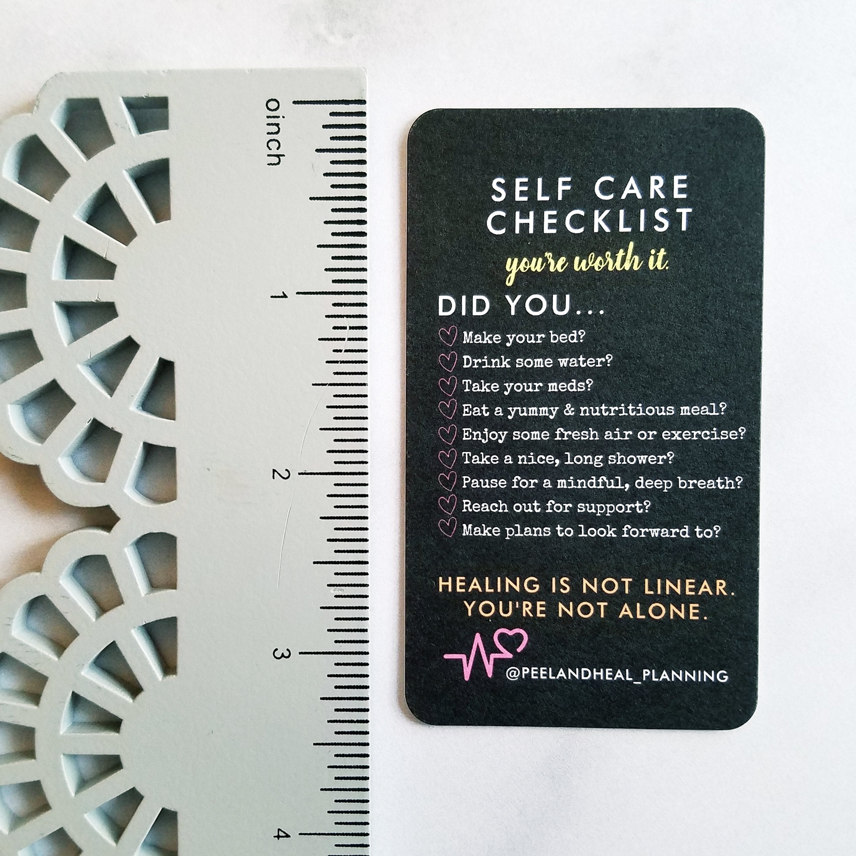 Self Care Reminder Card