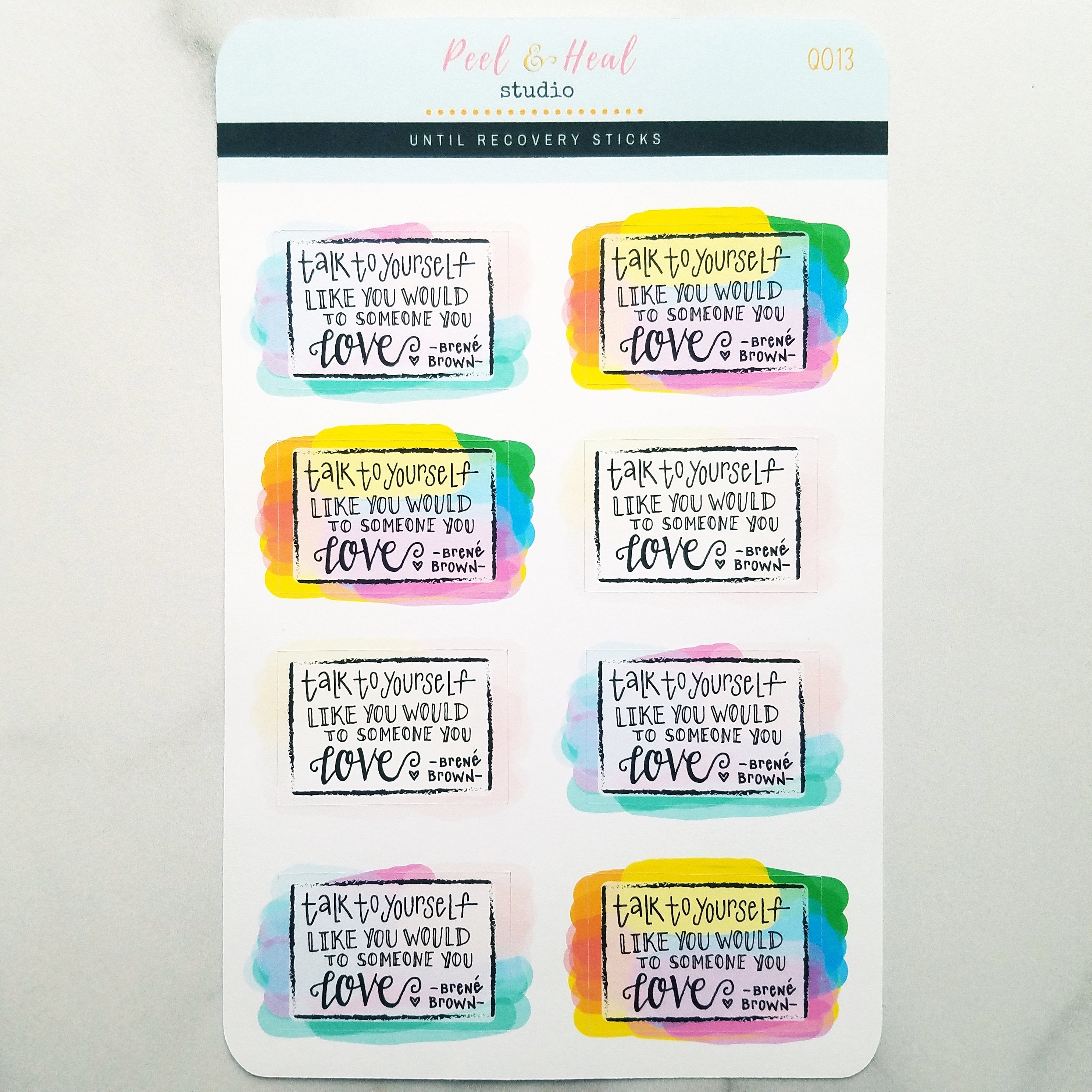 Self Love Quote Boxes - 4 Variations