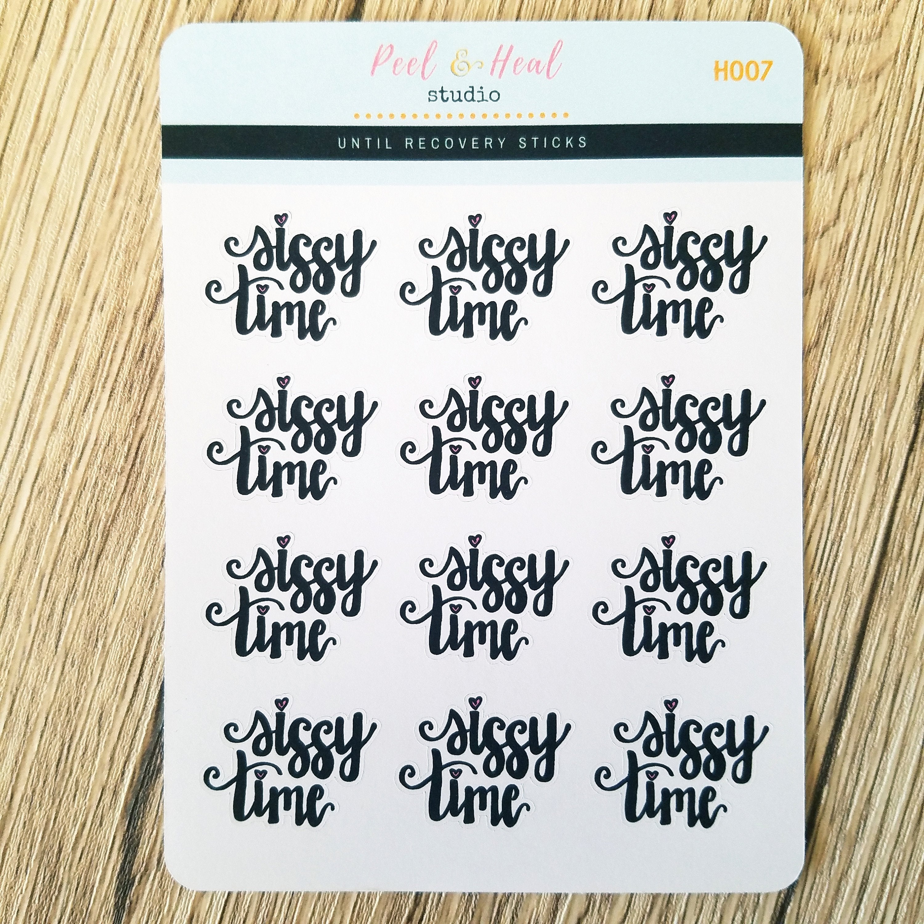 "Sissy Time" Sister Stickers
