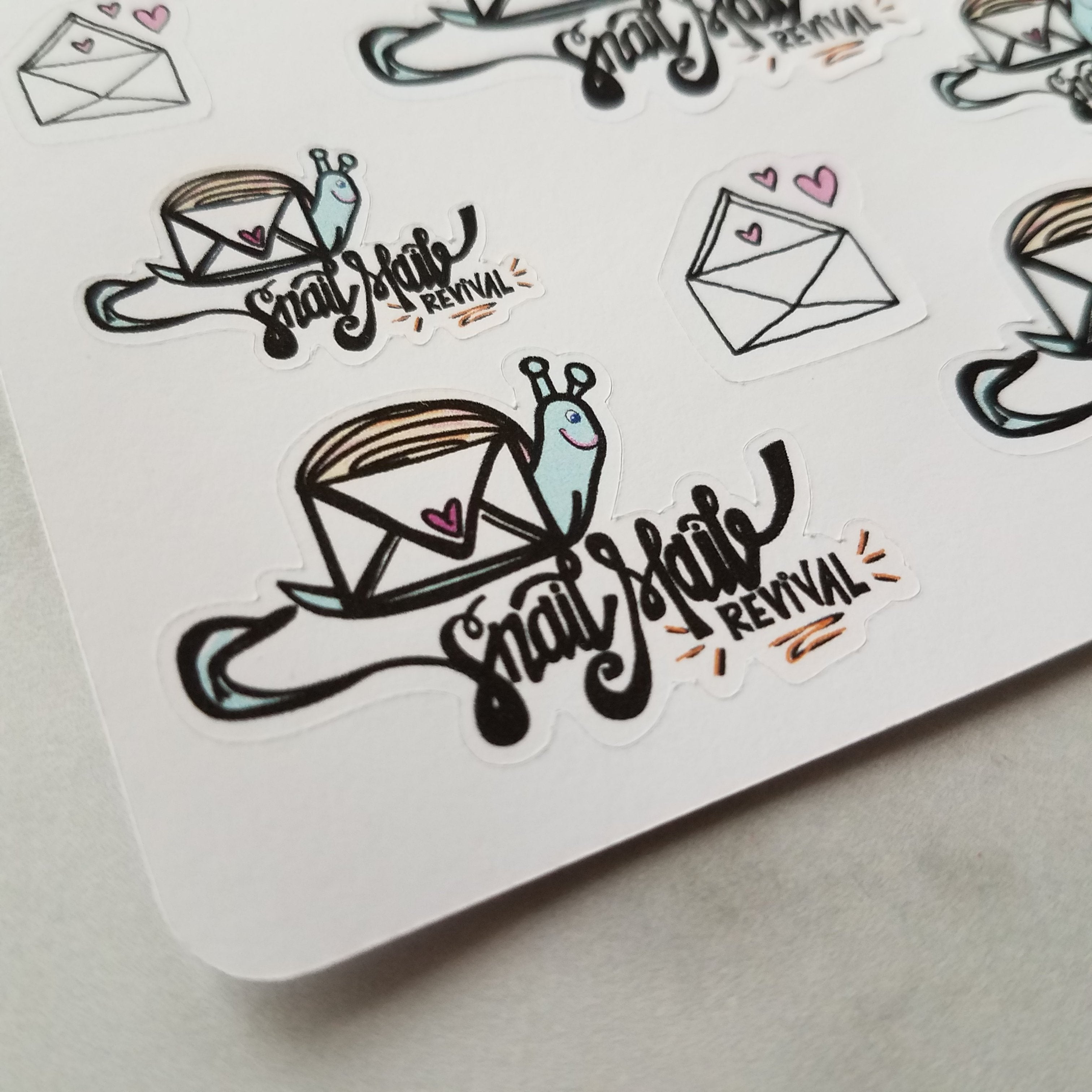 Snail mail Revival - Peel & Heal Studio-Stickers