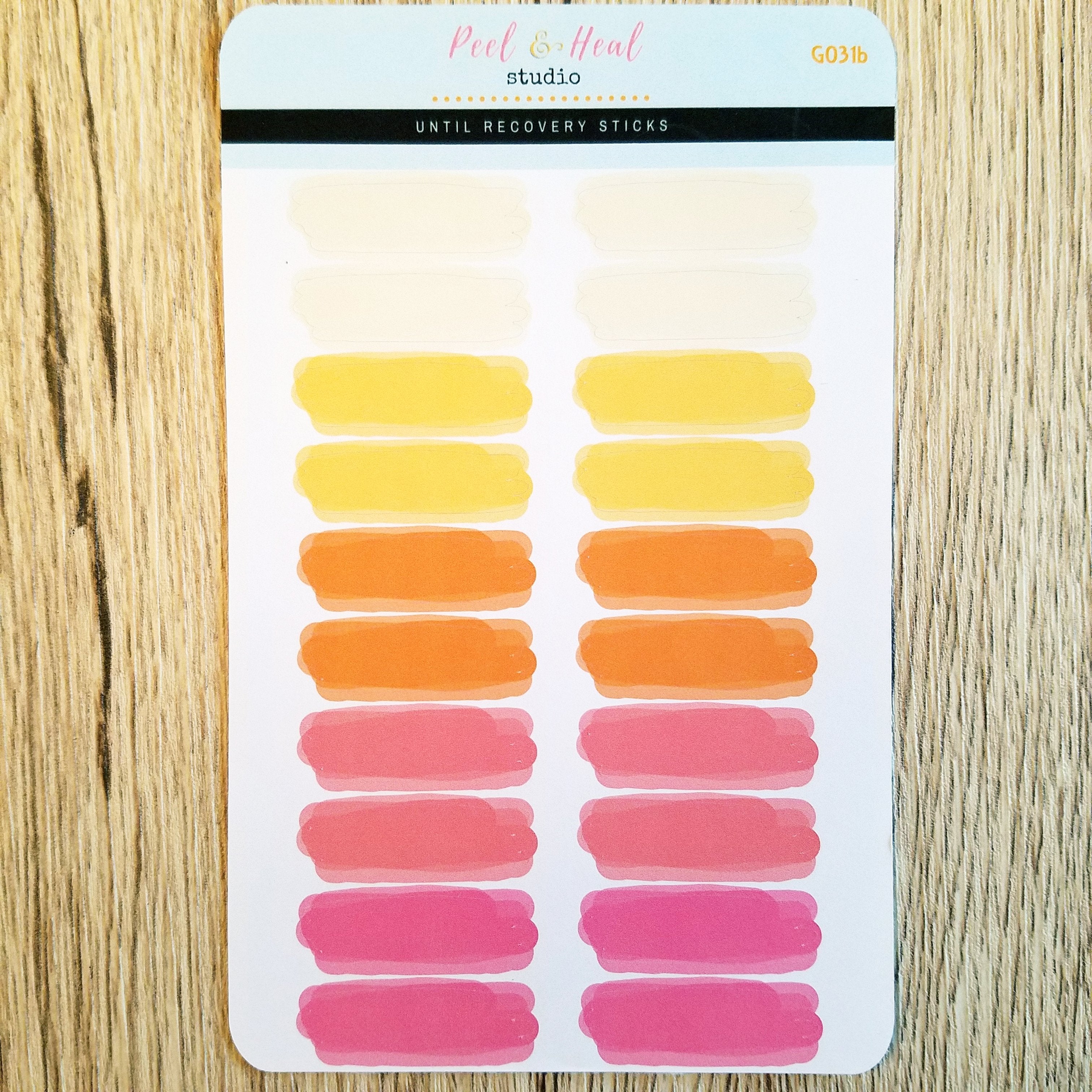 Thin Watercolor Splashes - 4 color options