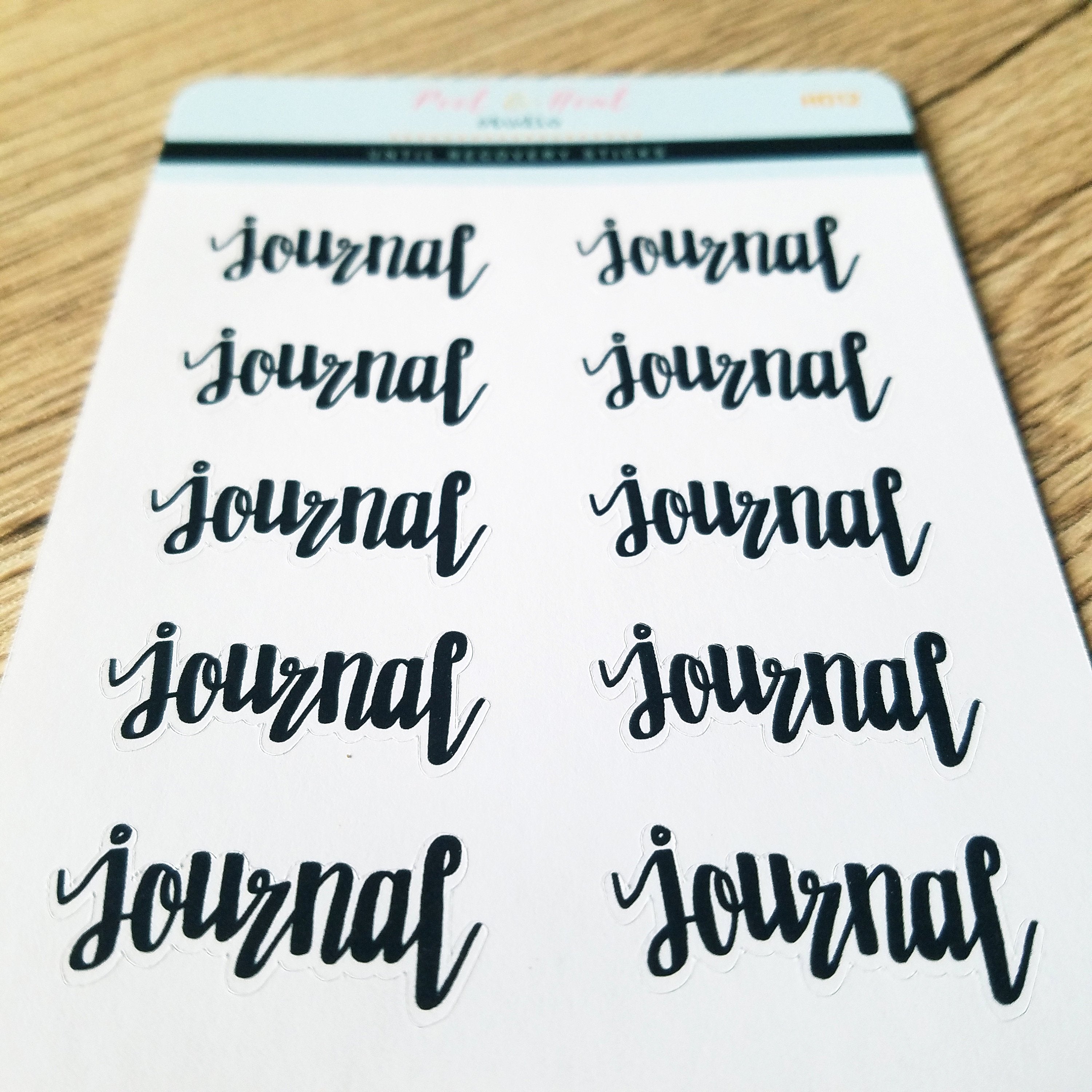 Journal Reminders - Peel & Heal Studio