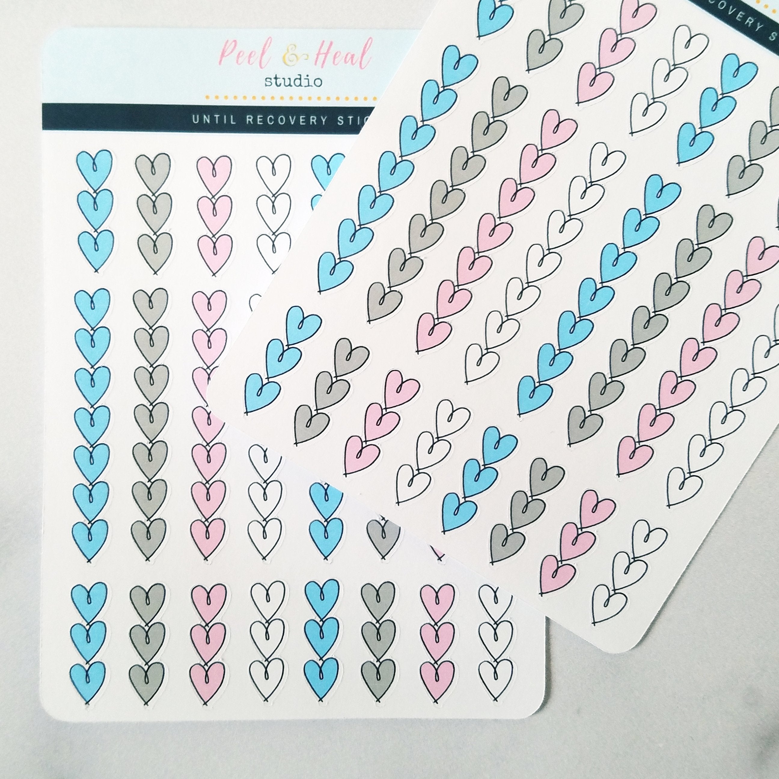 Heart Shaped Checklists - 2 color options