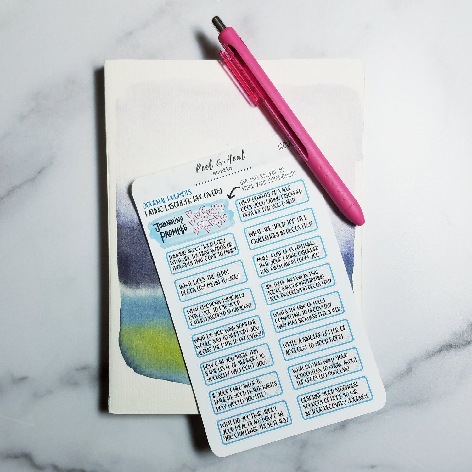 Journal Prompts Eating Disorder Recovery