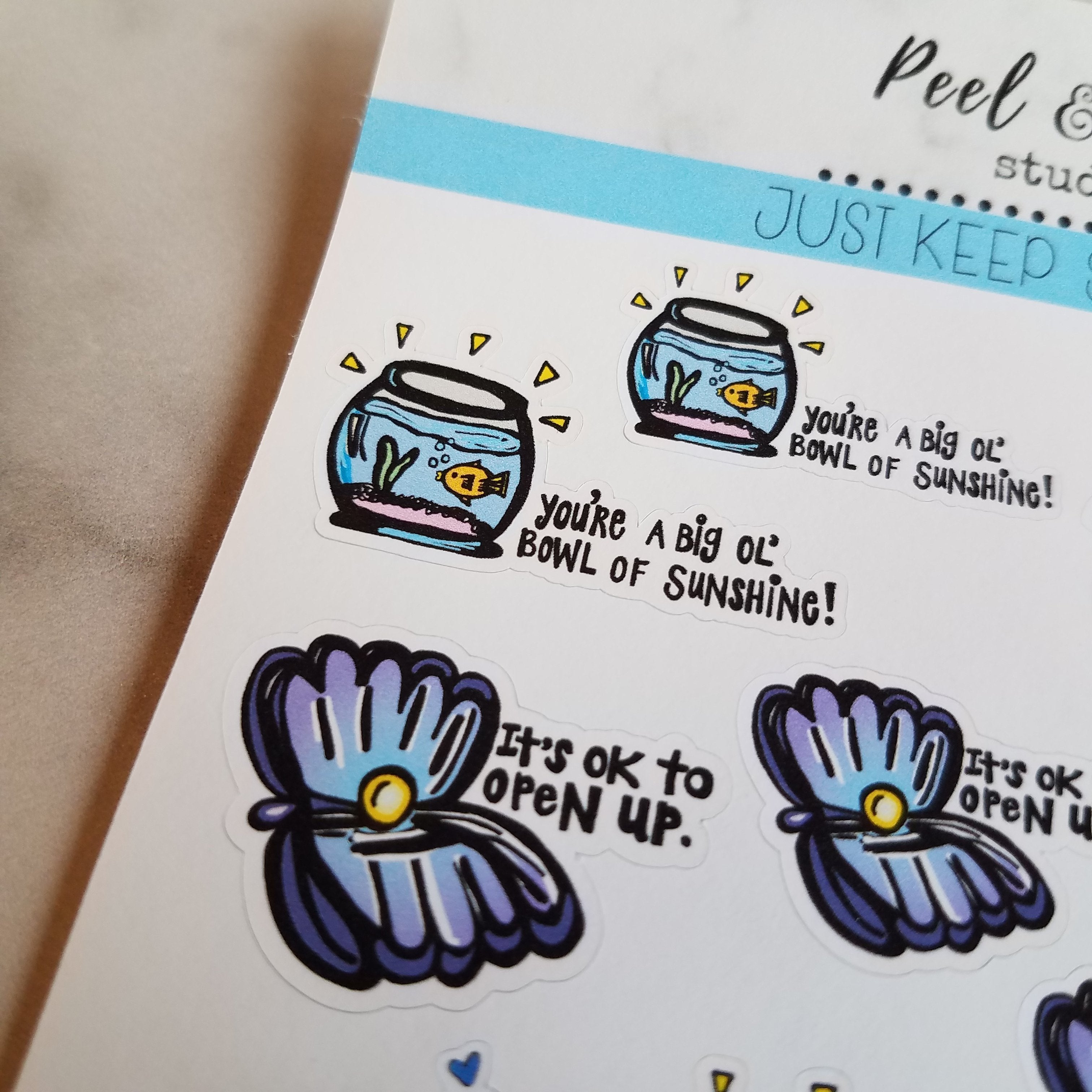 Just Keep Swimming: Sticker Sheets