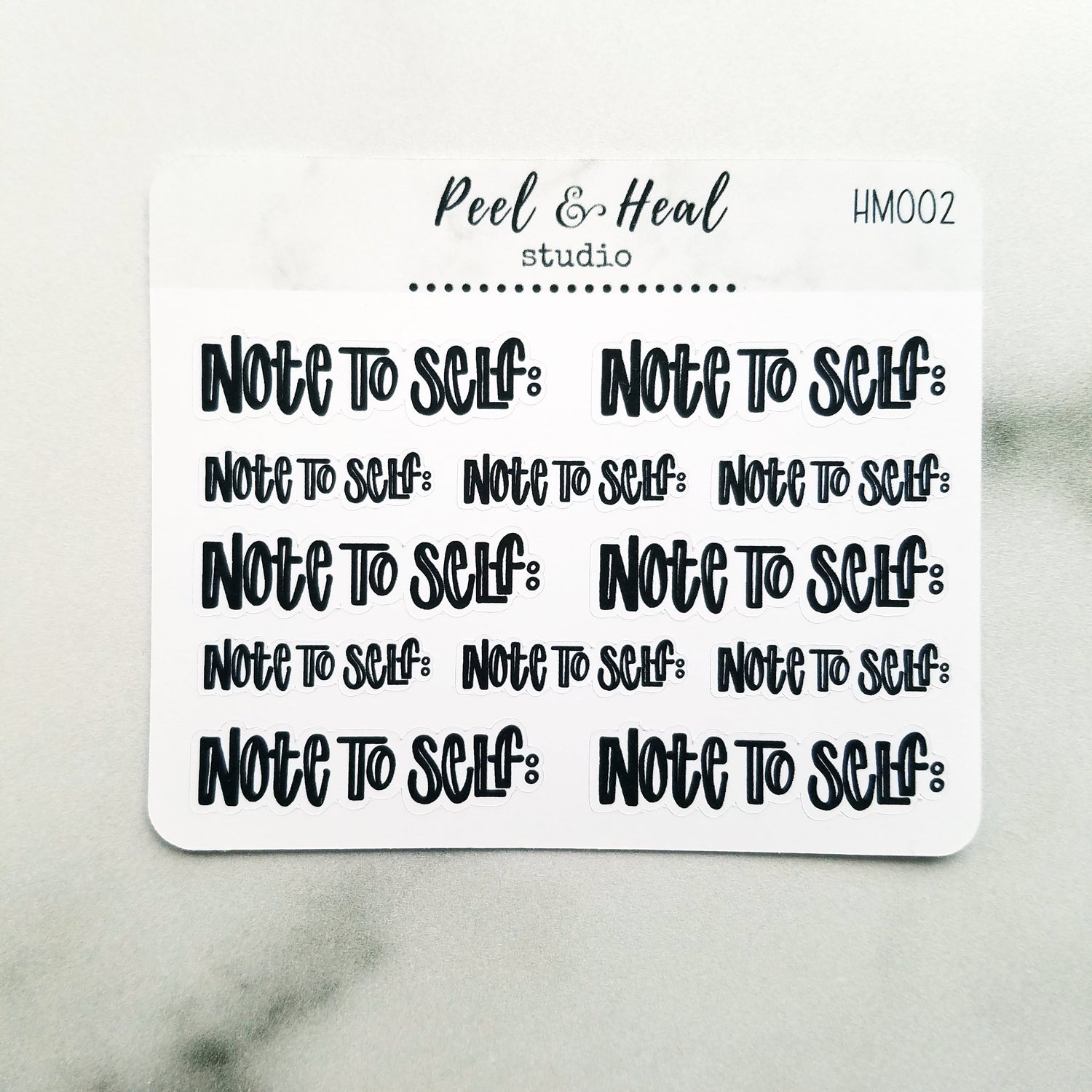 Mini Sticker Sheets Simply Lettered - Mini Sticker Sheets