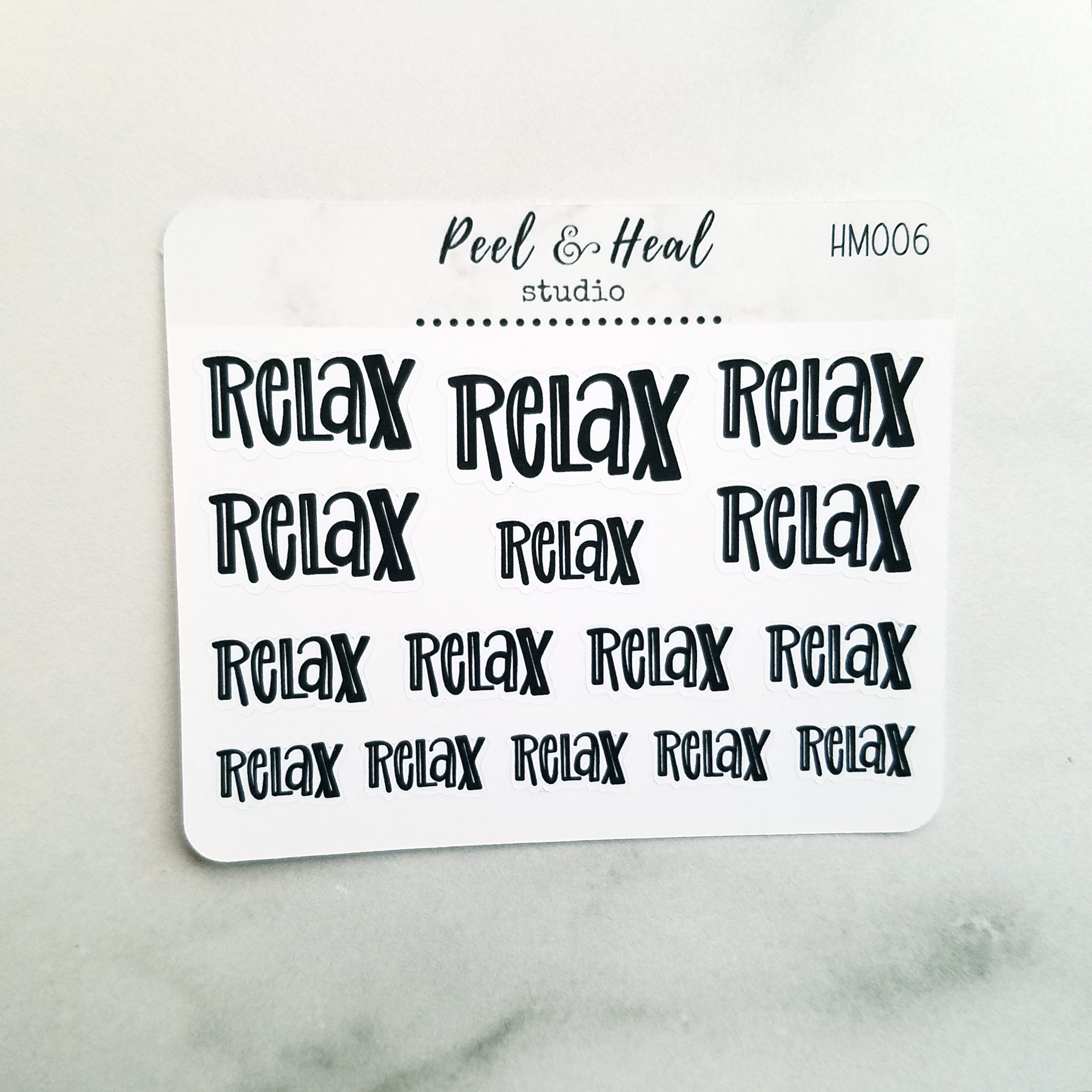 Simply Lettered - Mini Sticker Sheets