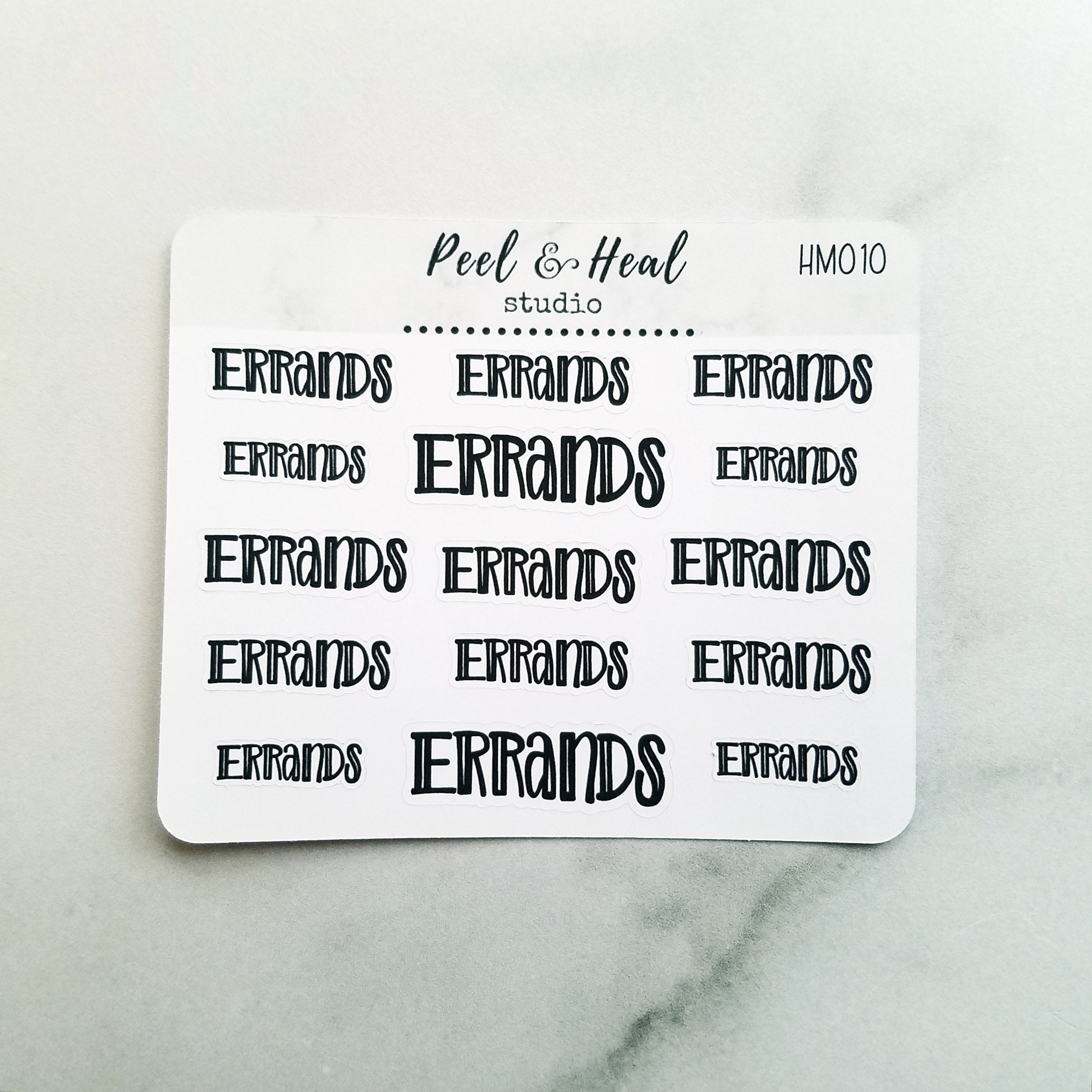 Simply Lettered - Mini Sticker Sheets