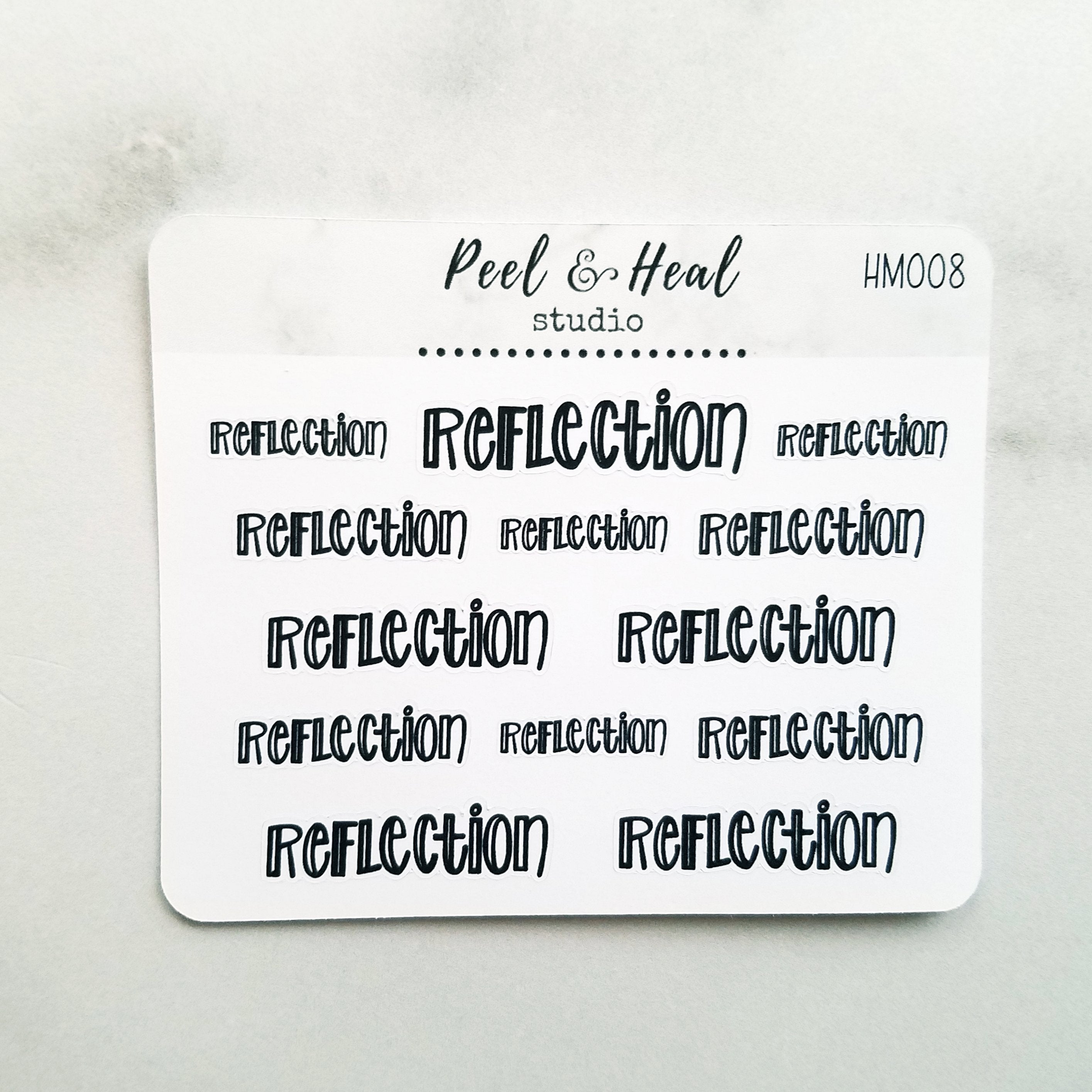 Simply Lettered - Mini Sticker Sheets